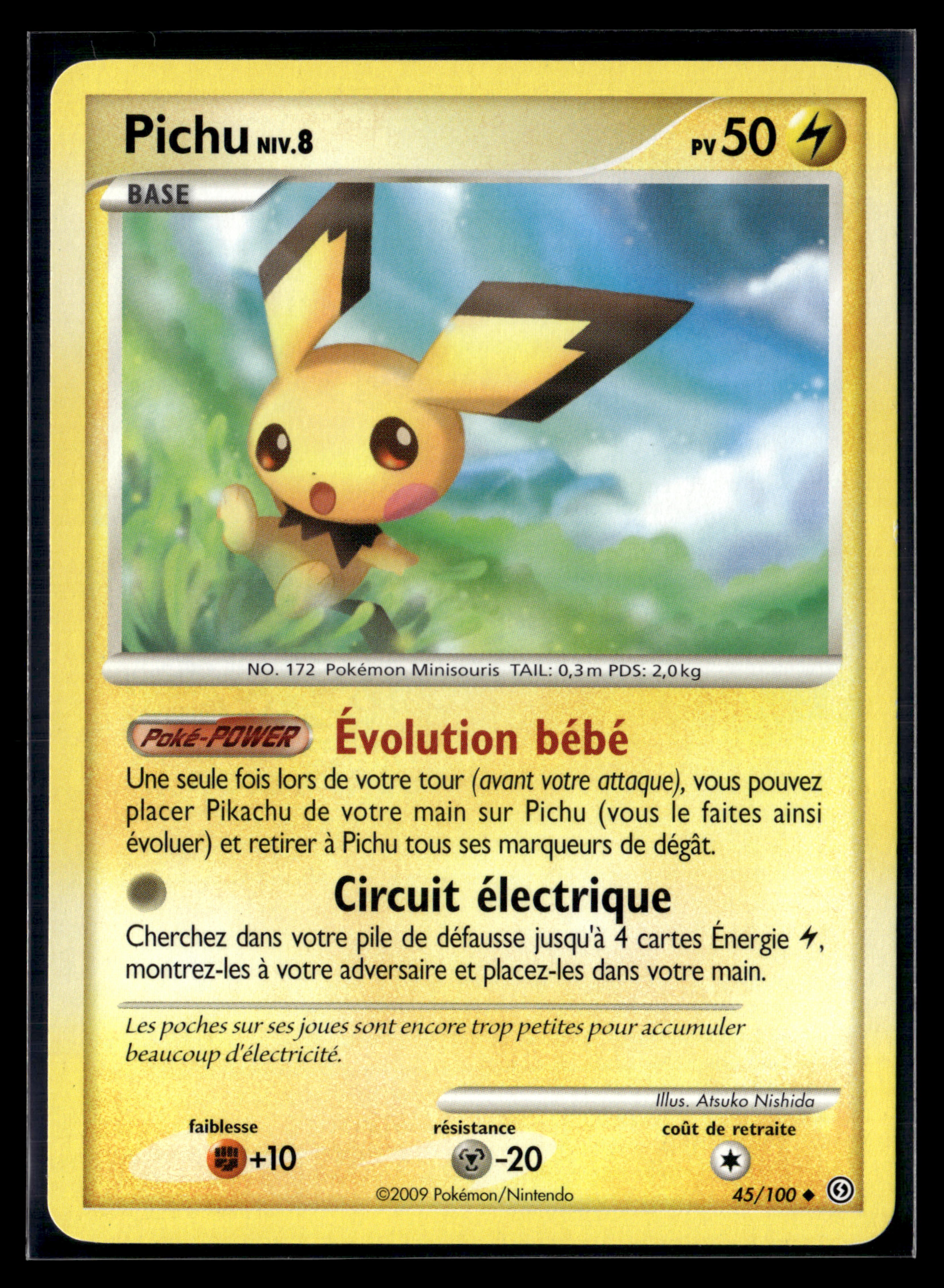Pichu 45/100 Tempête | EXC+ #2