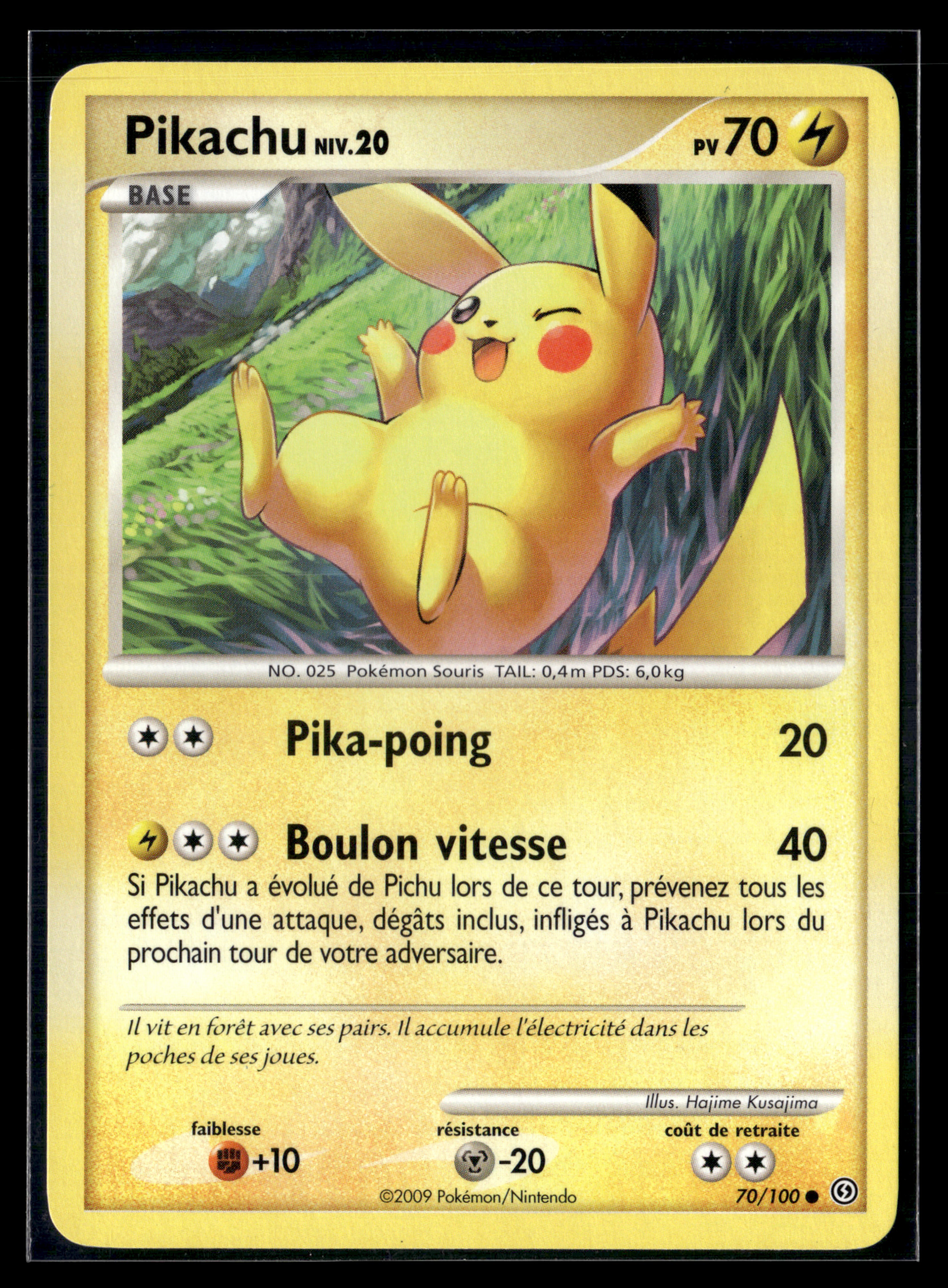 Pikachu 70/100 Tempête  | NM #2