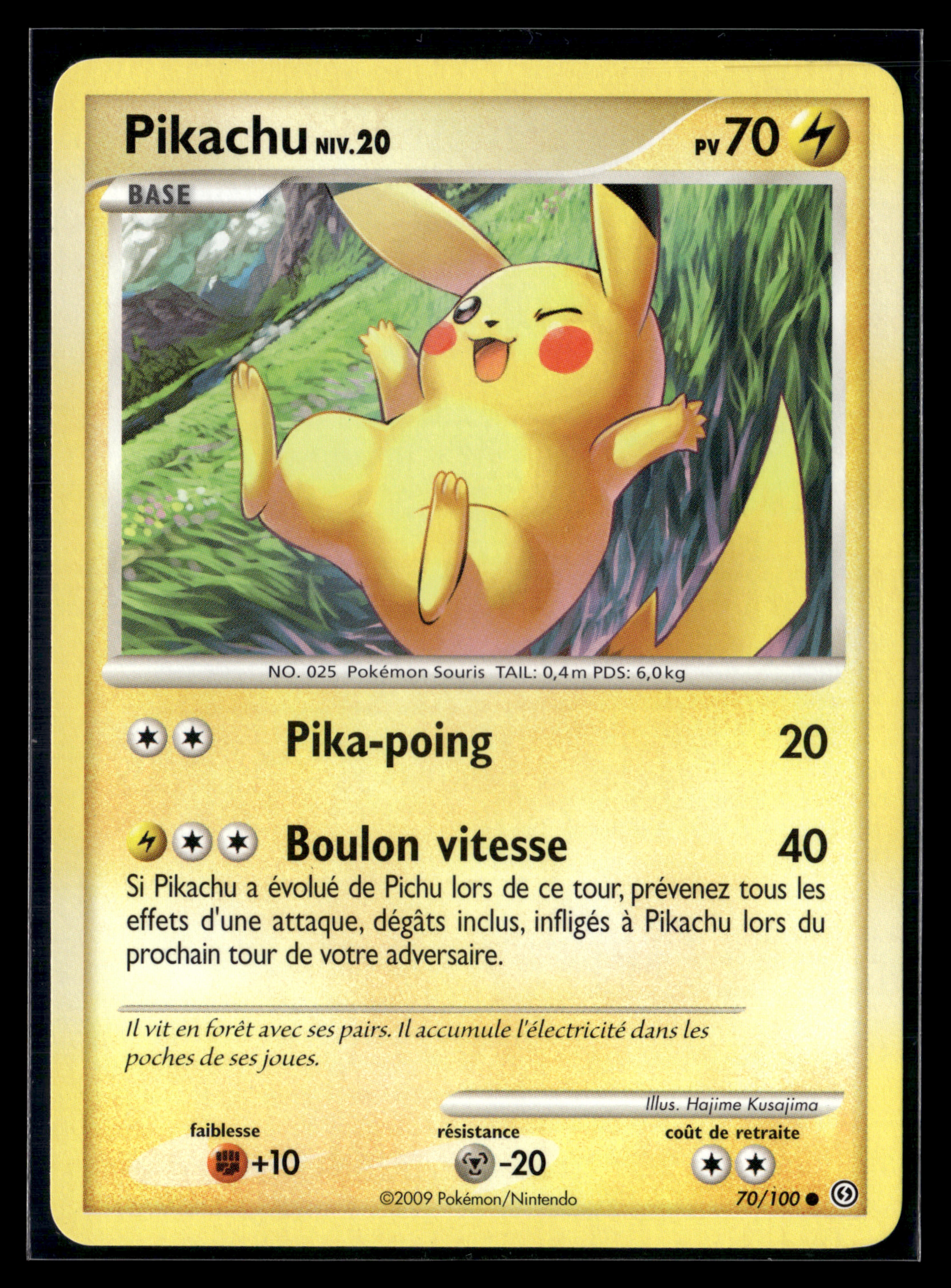 Pikachu 70/100 Tempête  | NM