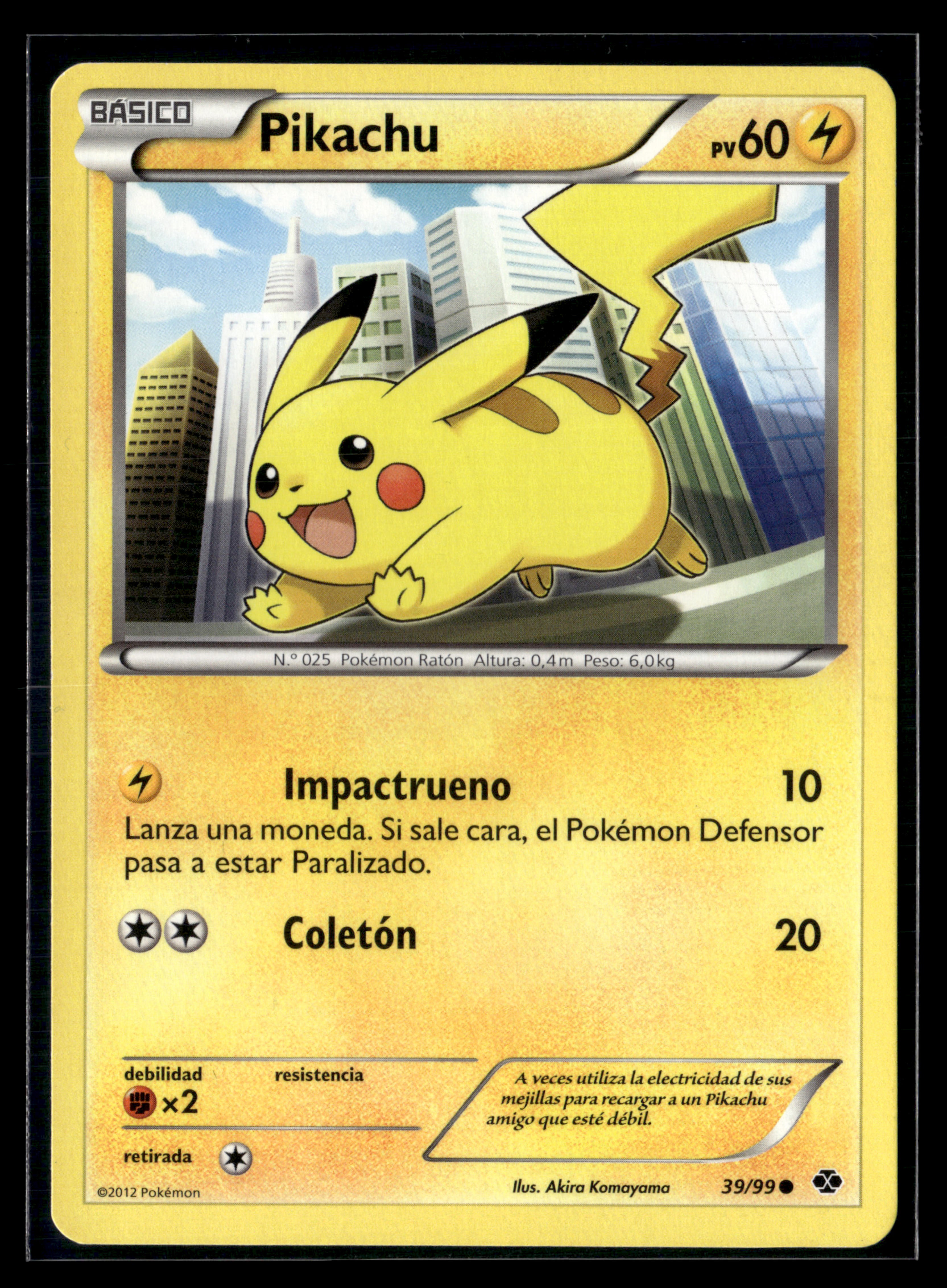 Pikachu 39/99 Destinées futures | NM (esp)