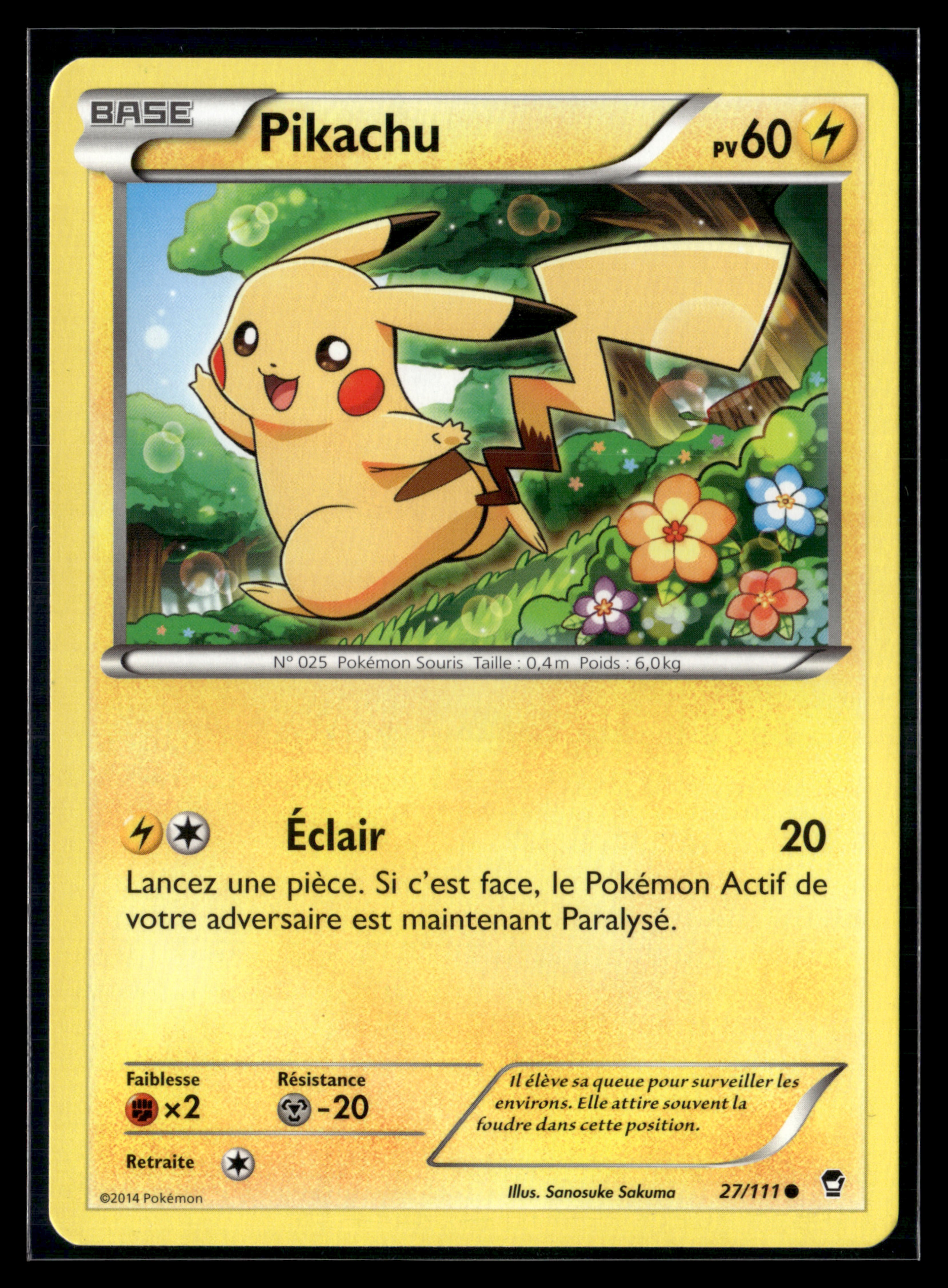 Pikachu 27/111 Poing furieux | NM