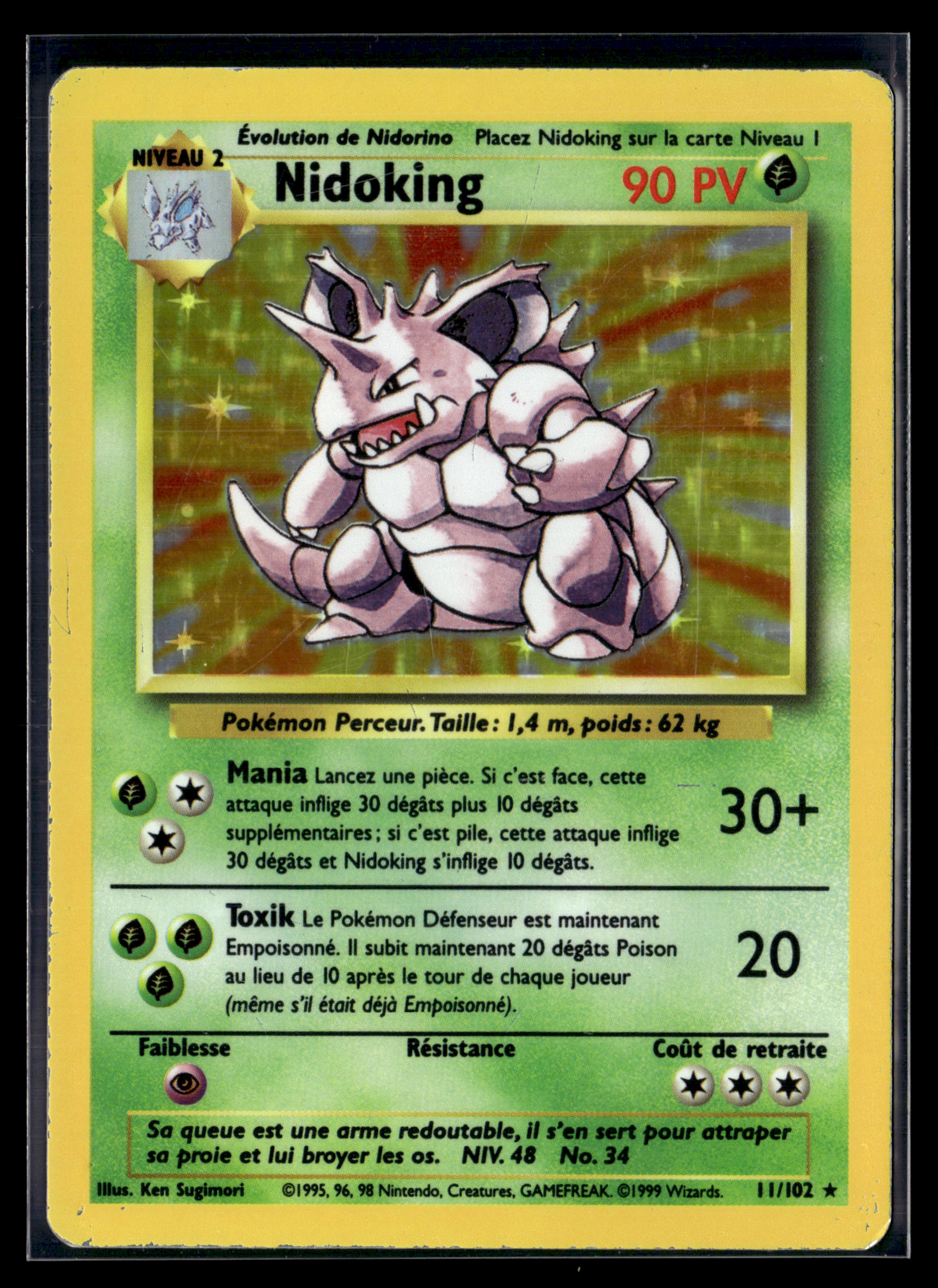 Nidoking 11/102 - Set de Base - EXC