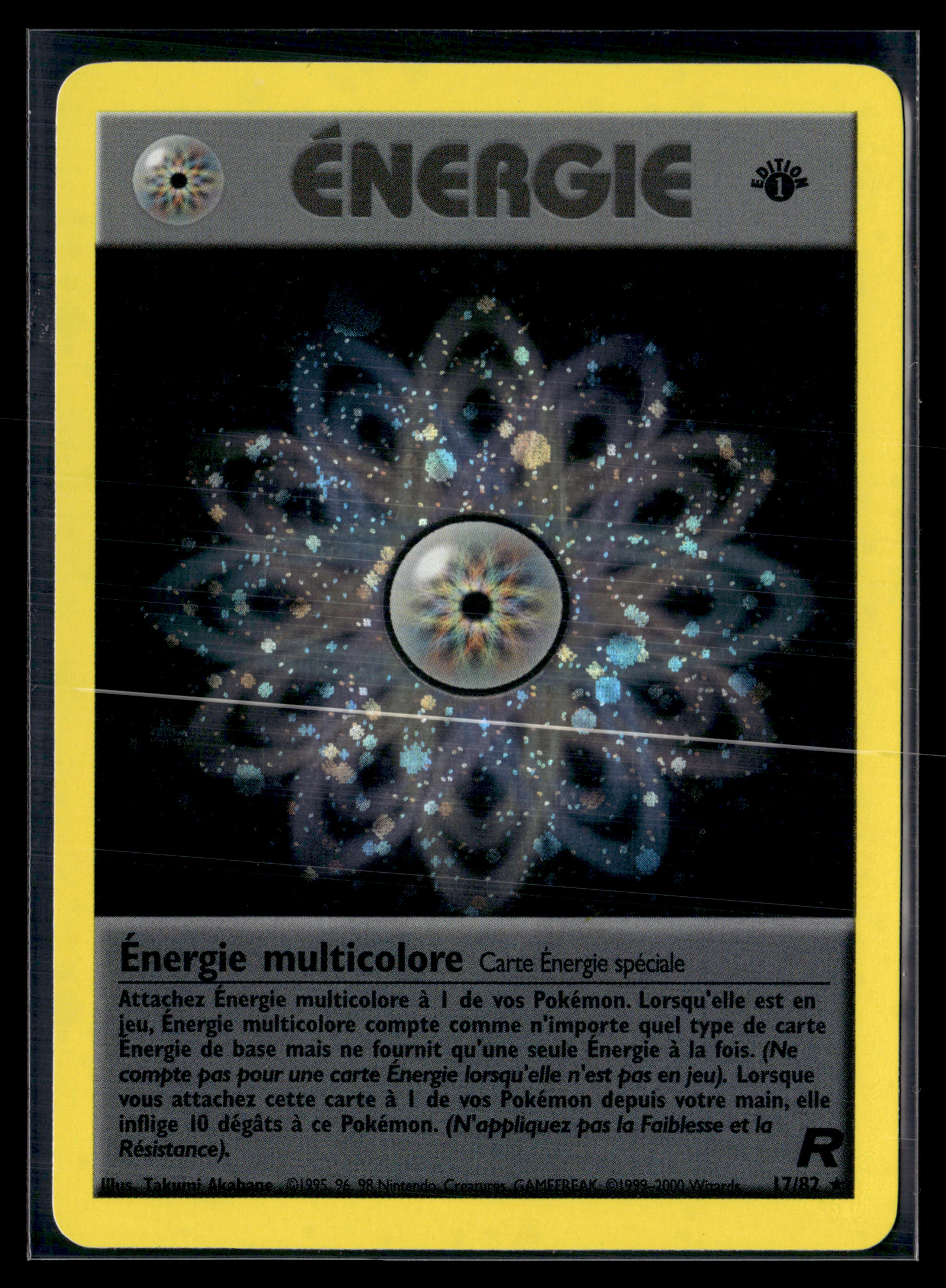 Énergie multicolore 17/82 - Team Rocket ED1  - EXC