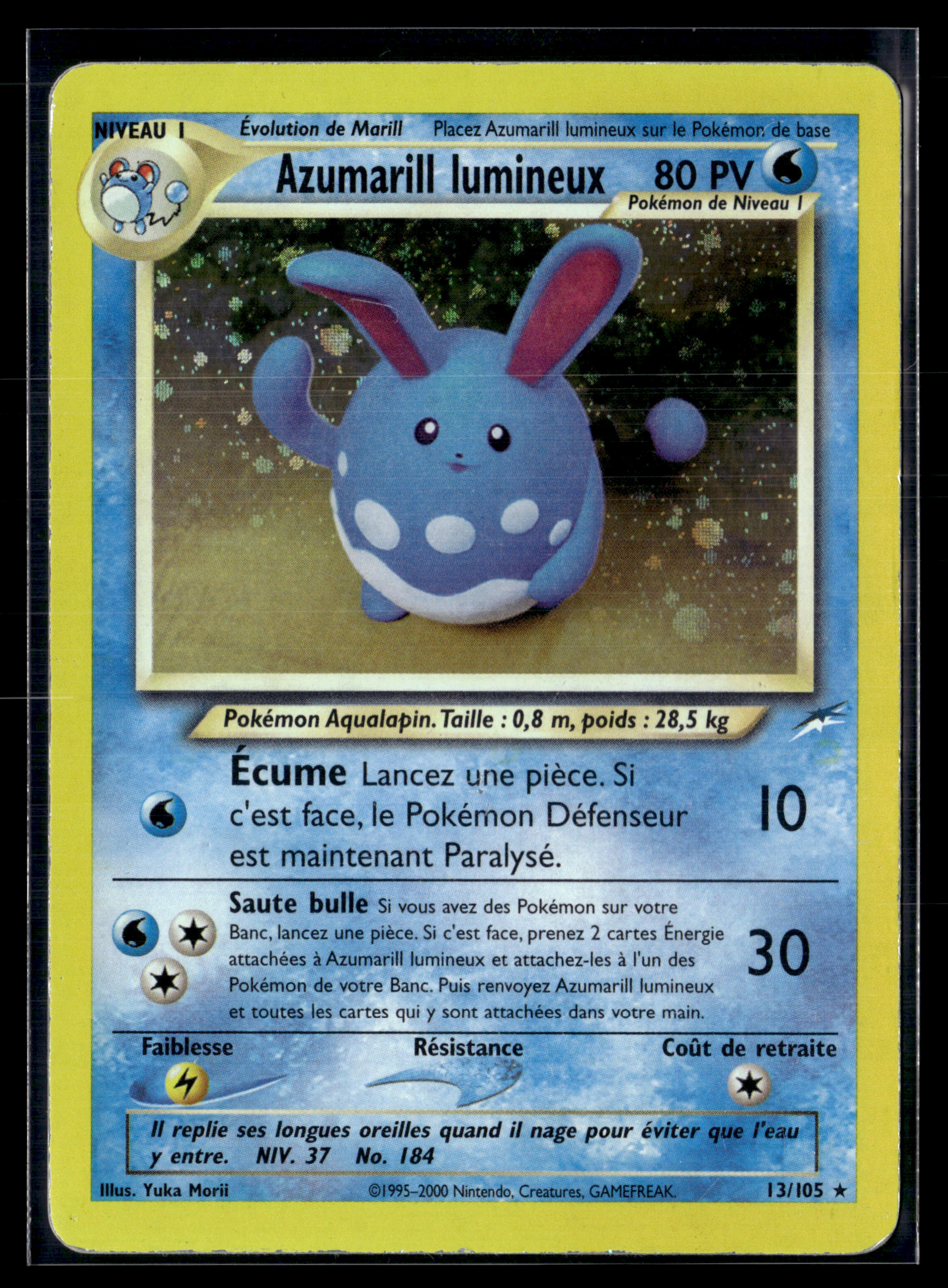 Azumarill Lulineux 13/105 - Neo Destiny - EXC