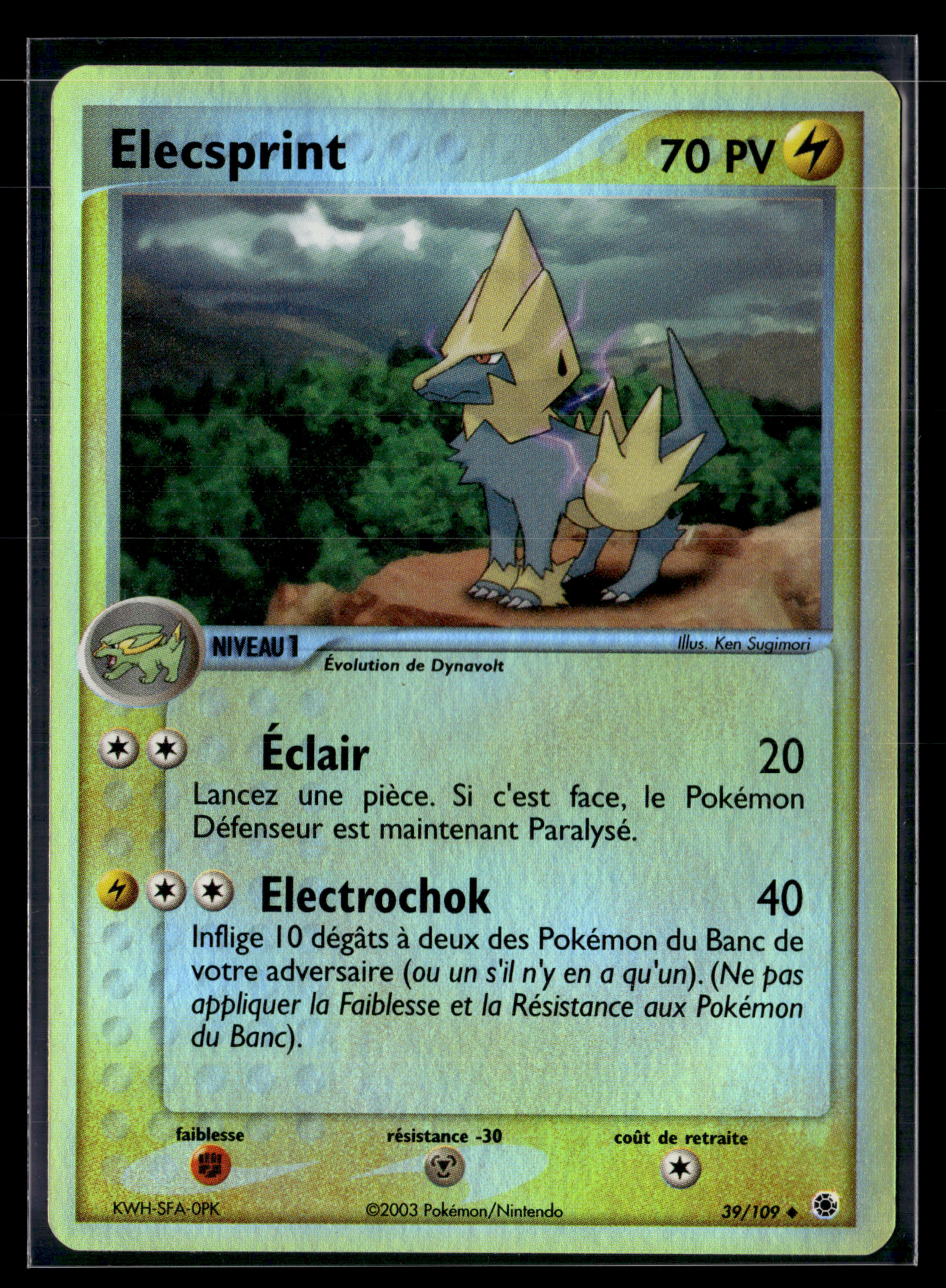 Elecsprint 39/109 - Rubis & Saphir EX+