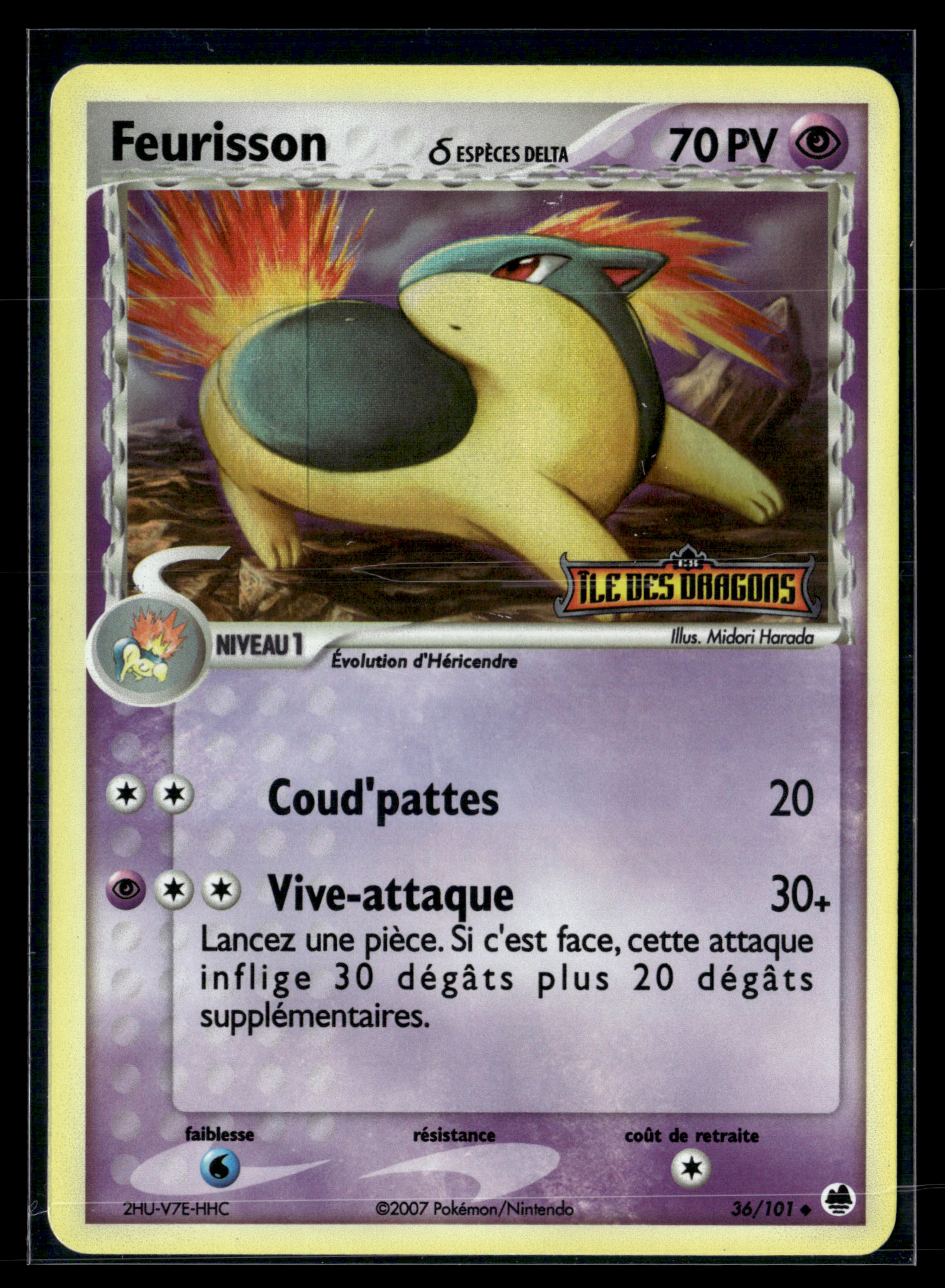 Feurisson 36/101 Ile des dragons – EXC+