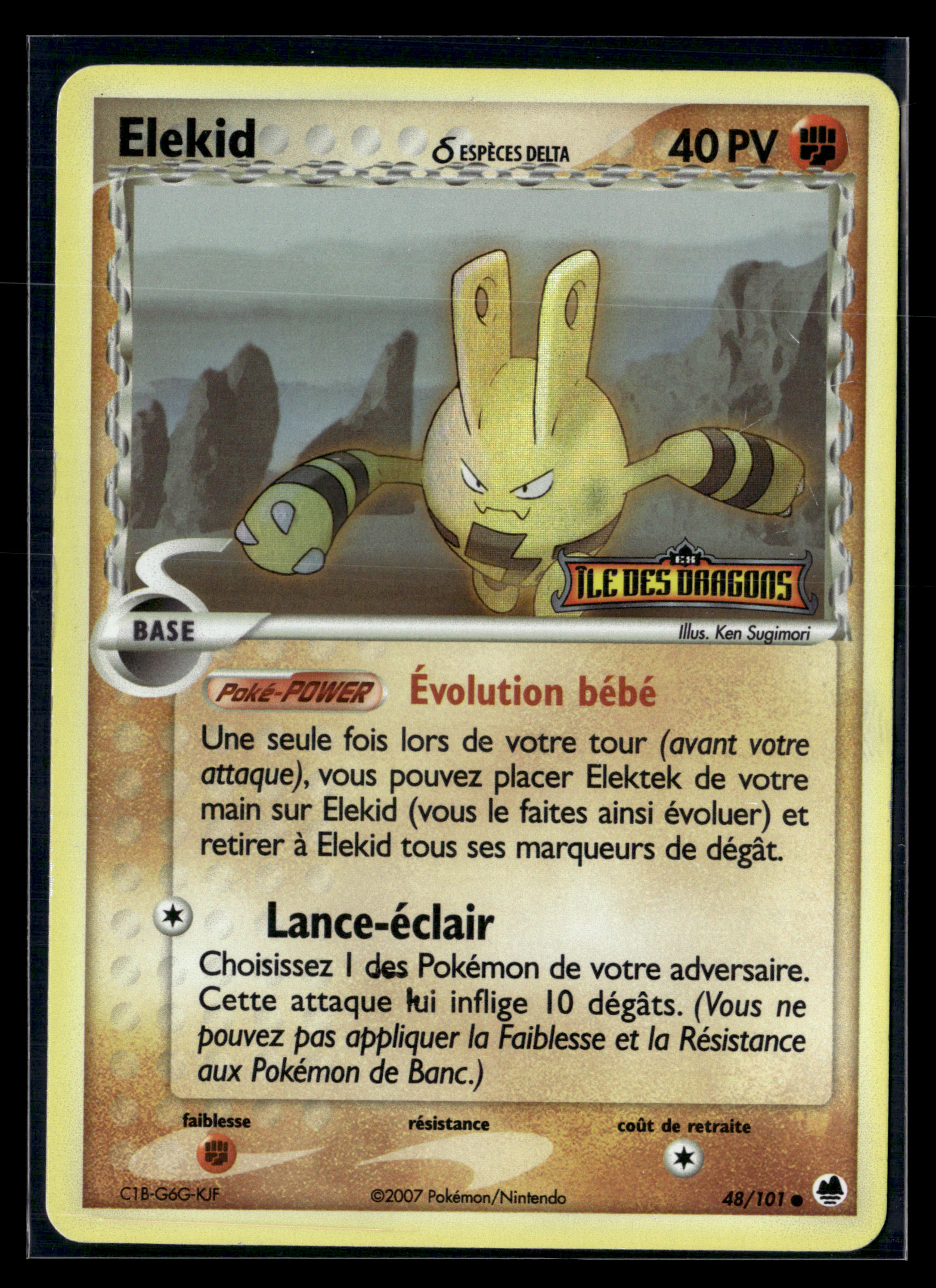 Elekid 48/101 - Île des Dragons - EXC