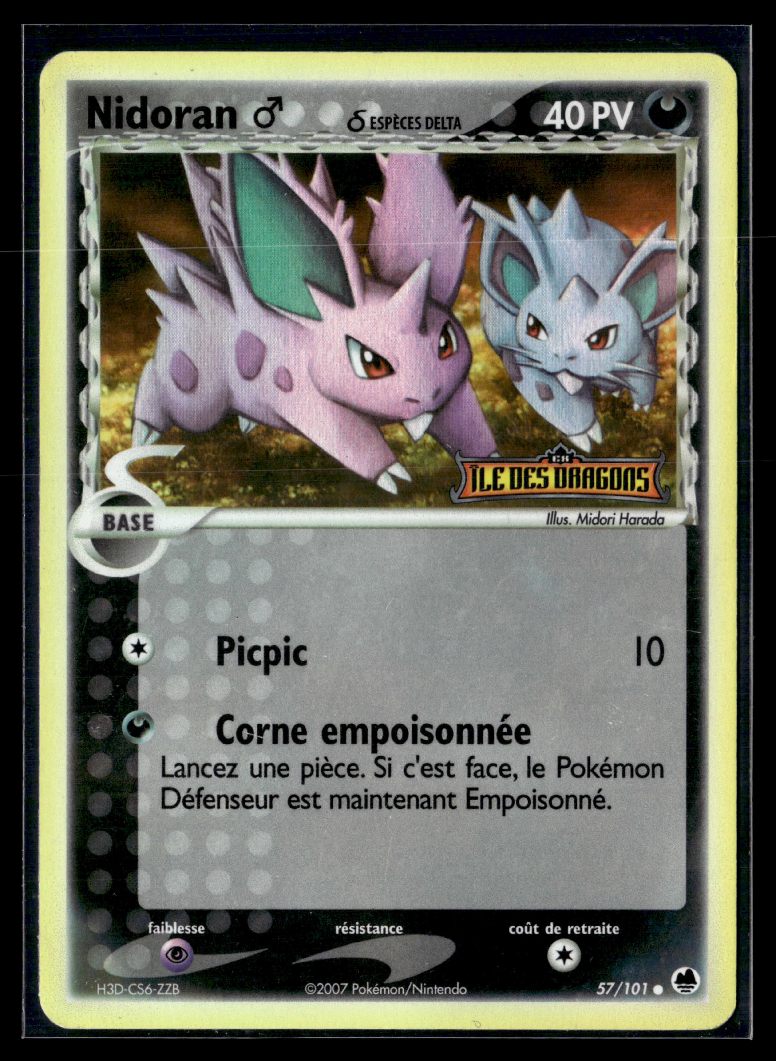 Nidoran 57/101 - Île des Dragons - EXC+