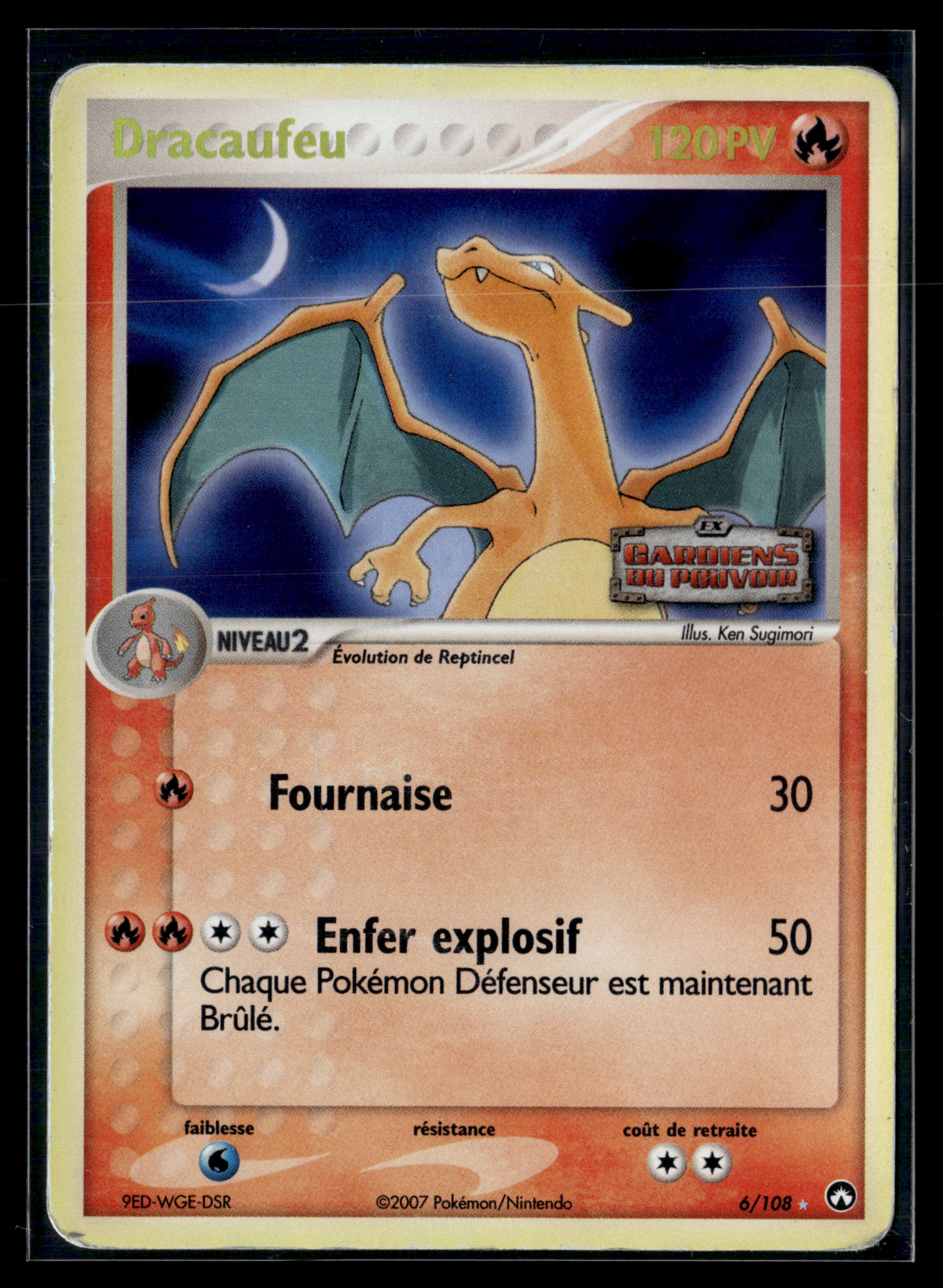 Dracaufeu 6/108 - Gardiens du Pouvoir - TBE