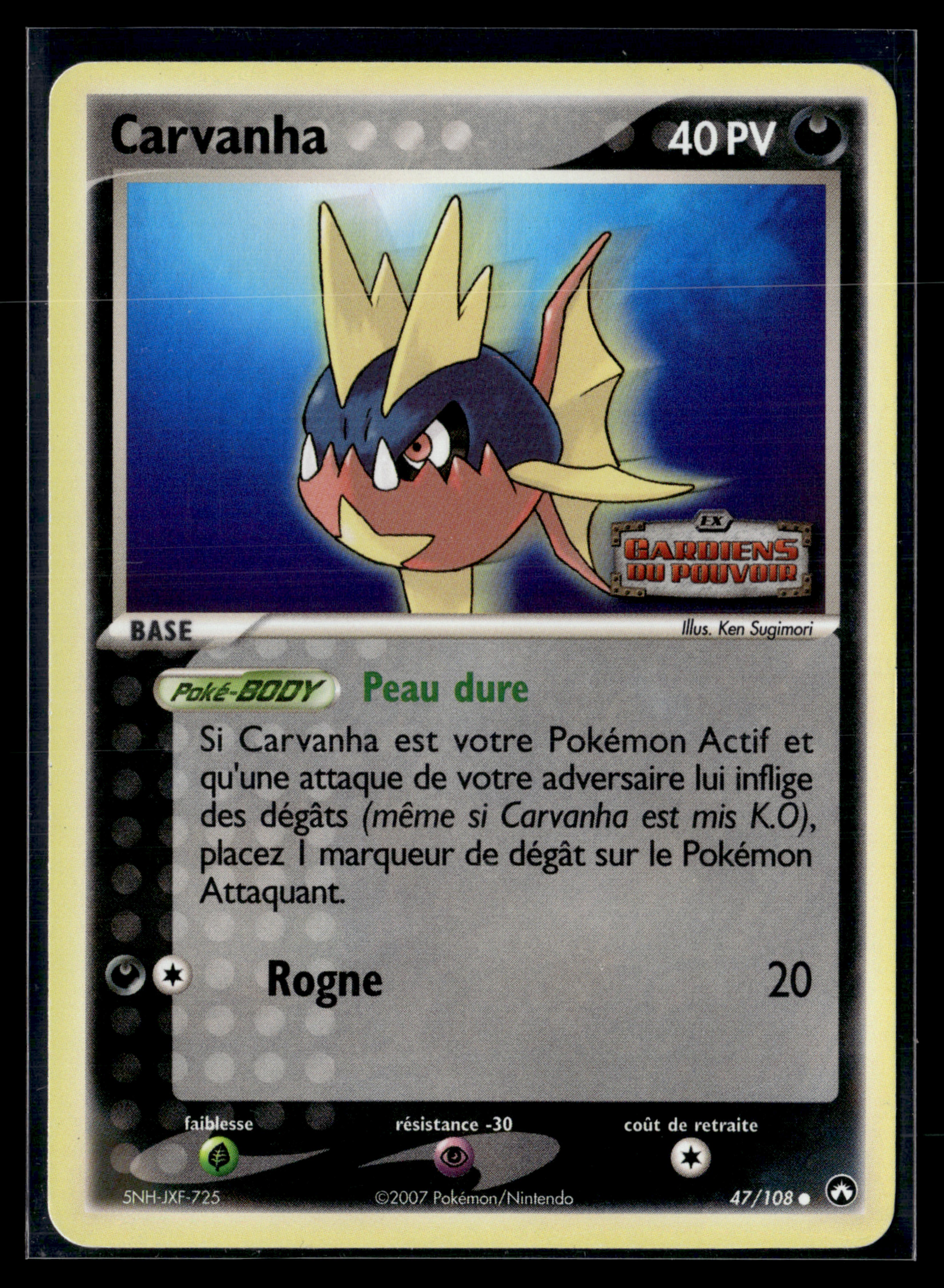 Carvanha 47/108 - Gardiens du Pouvoir - EXC