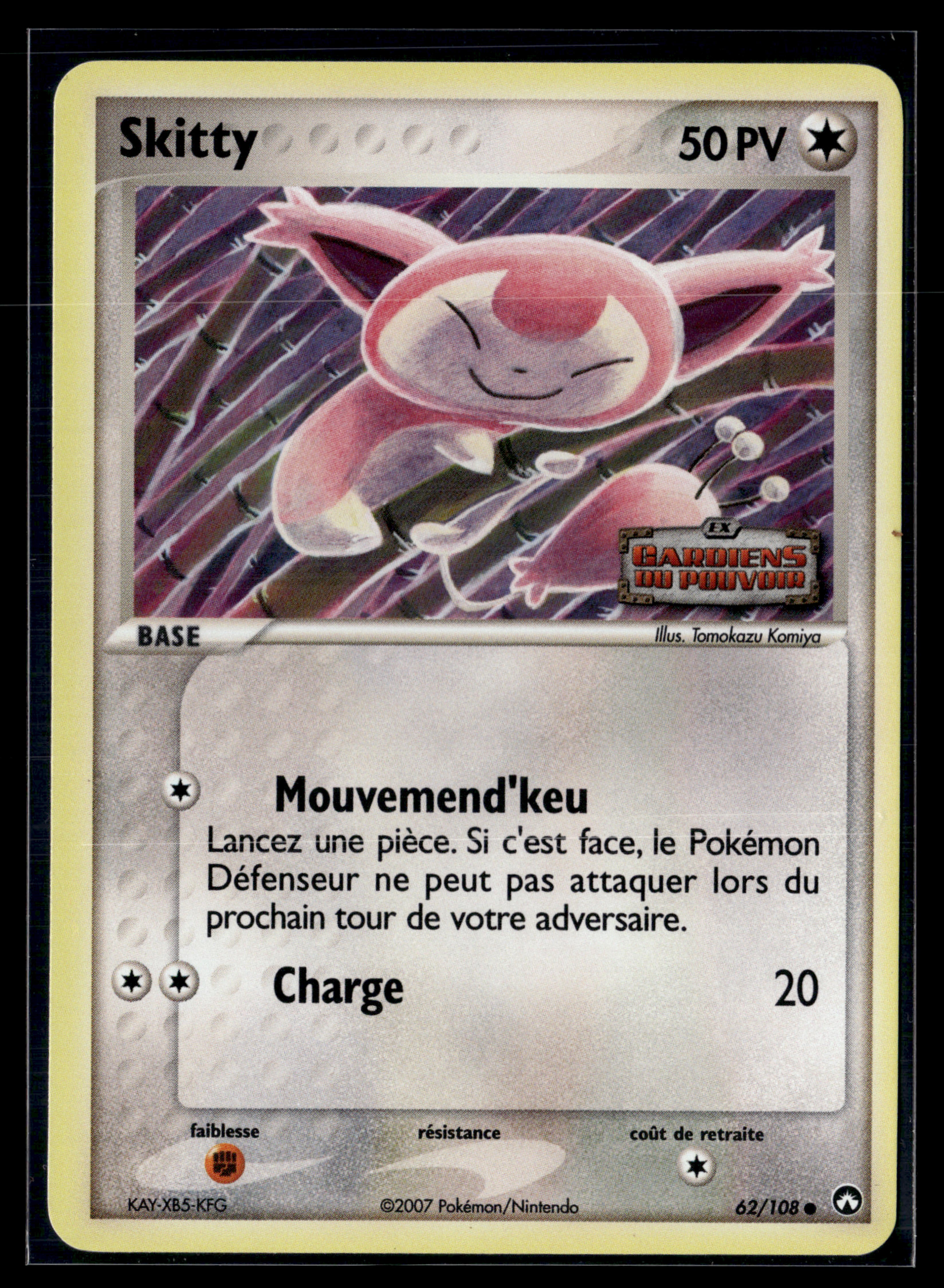 Skitty 62/108 Gardiens du pouvoir – NM