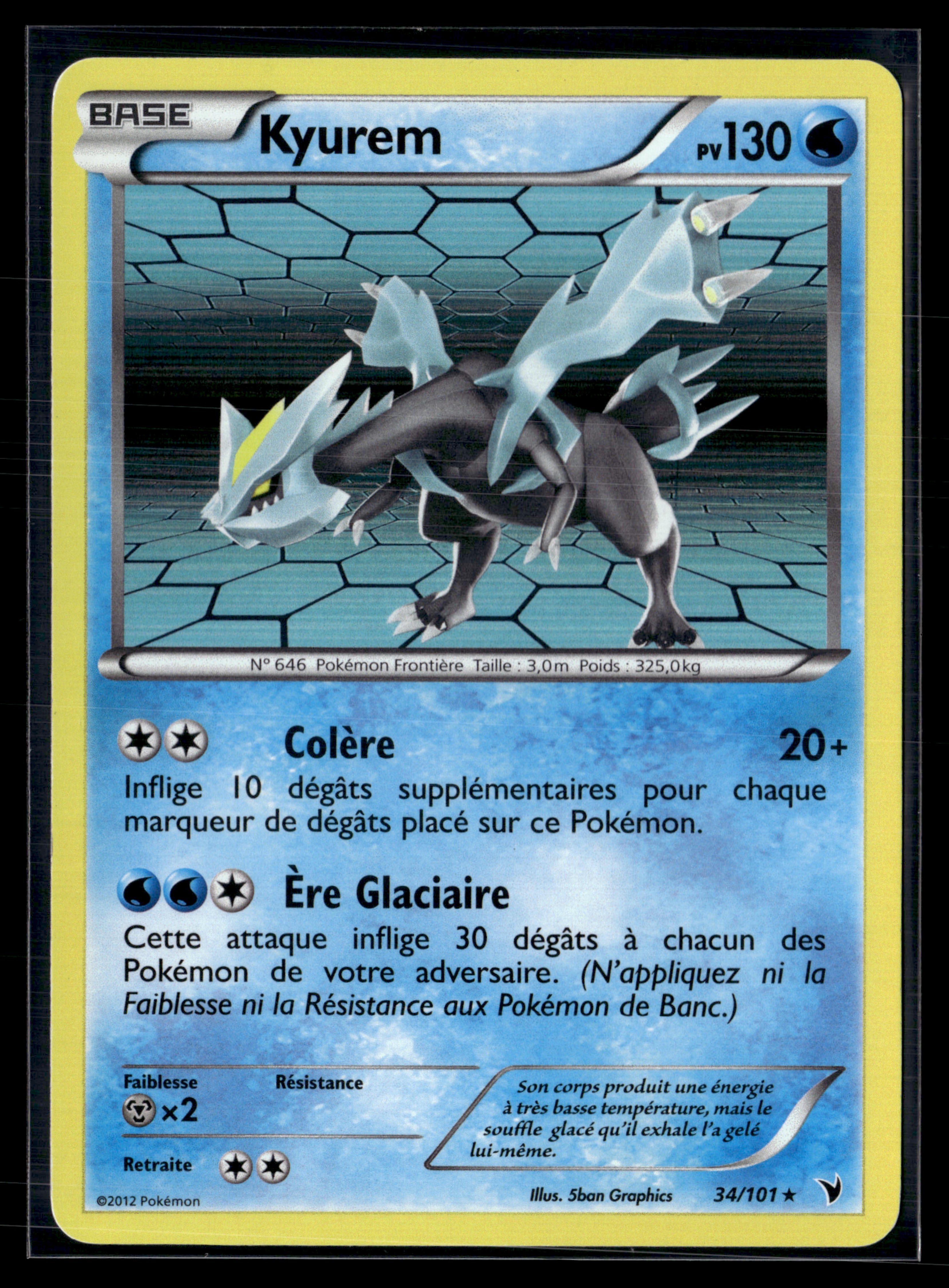 Kyurem 34/101 Nobles Victoires | NM