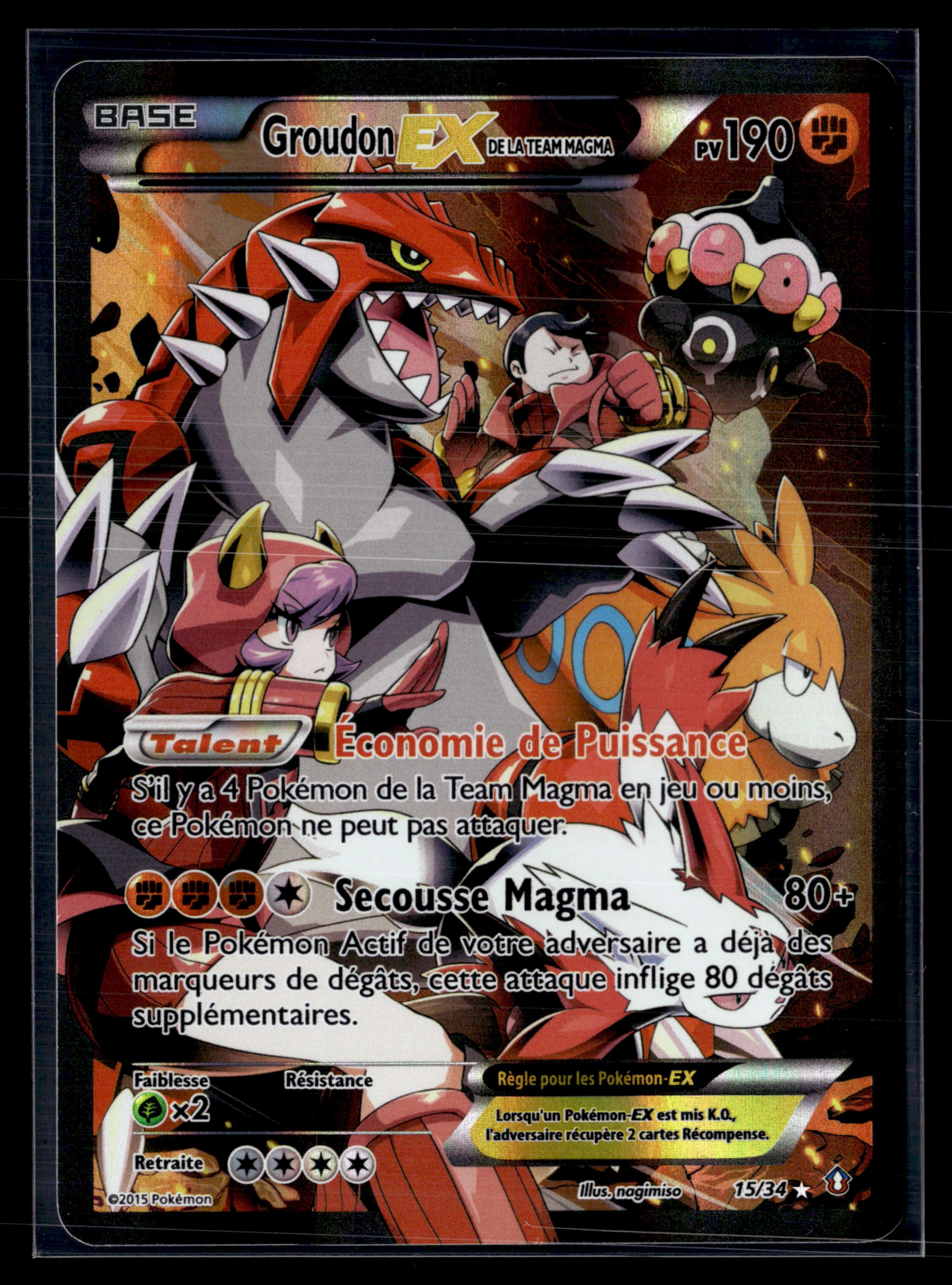 Groudon EX 15/34 Double Danger | NM
