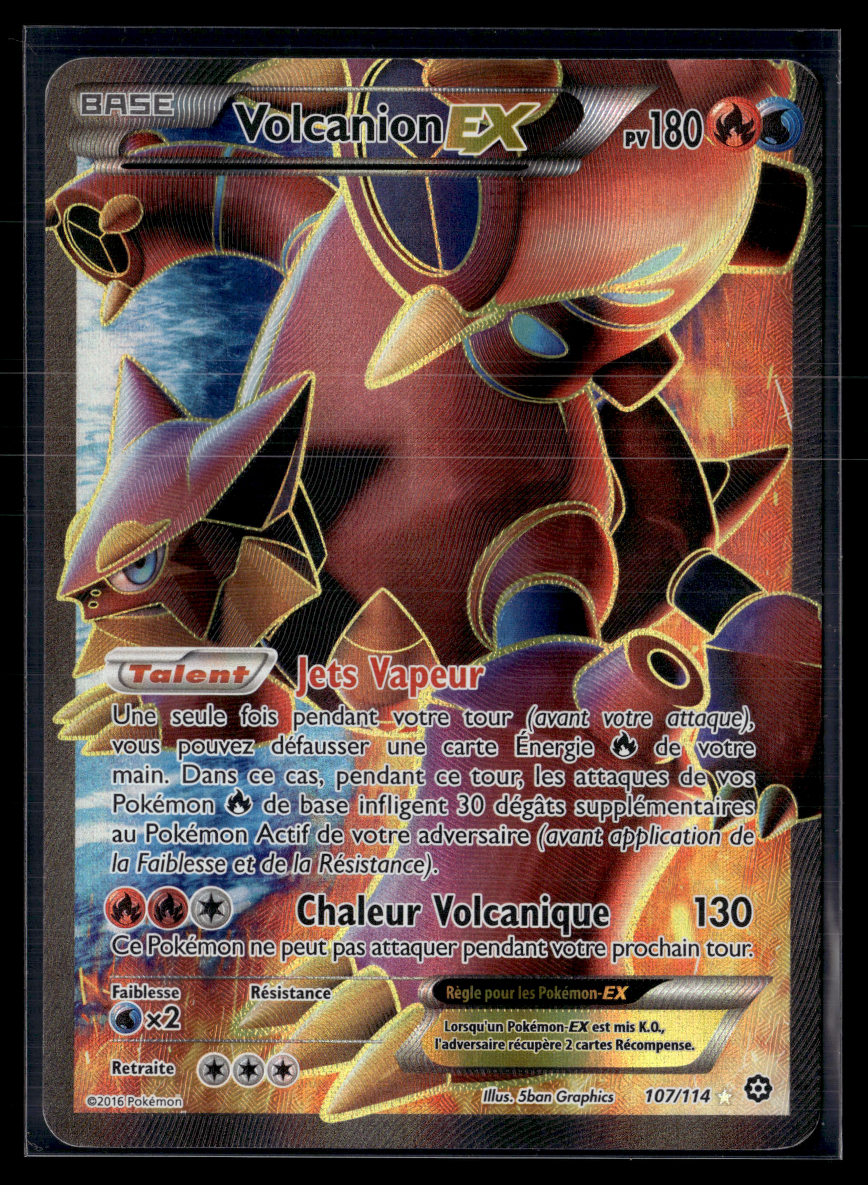 Volcanion 107/114 Offensive vapeur – EXC+