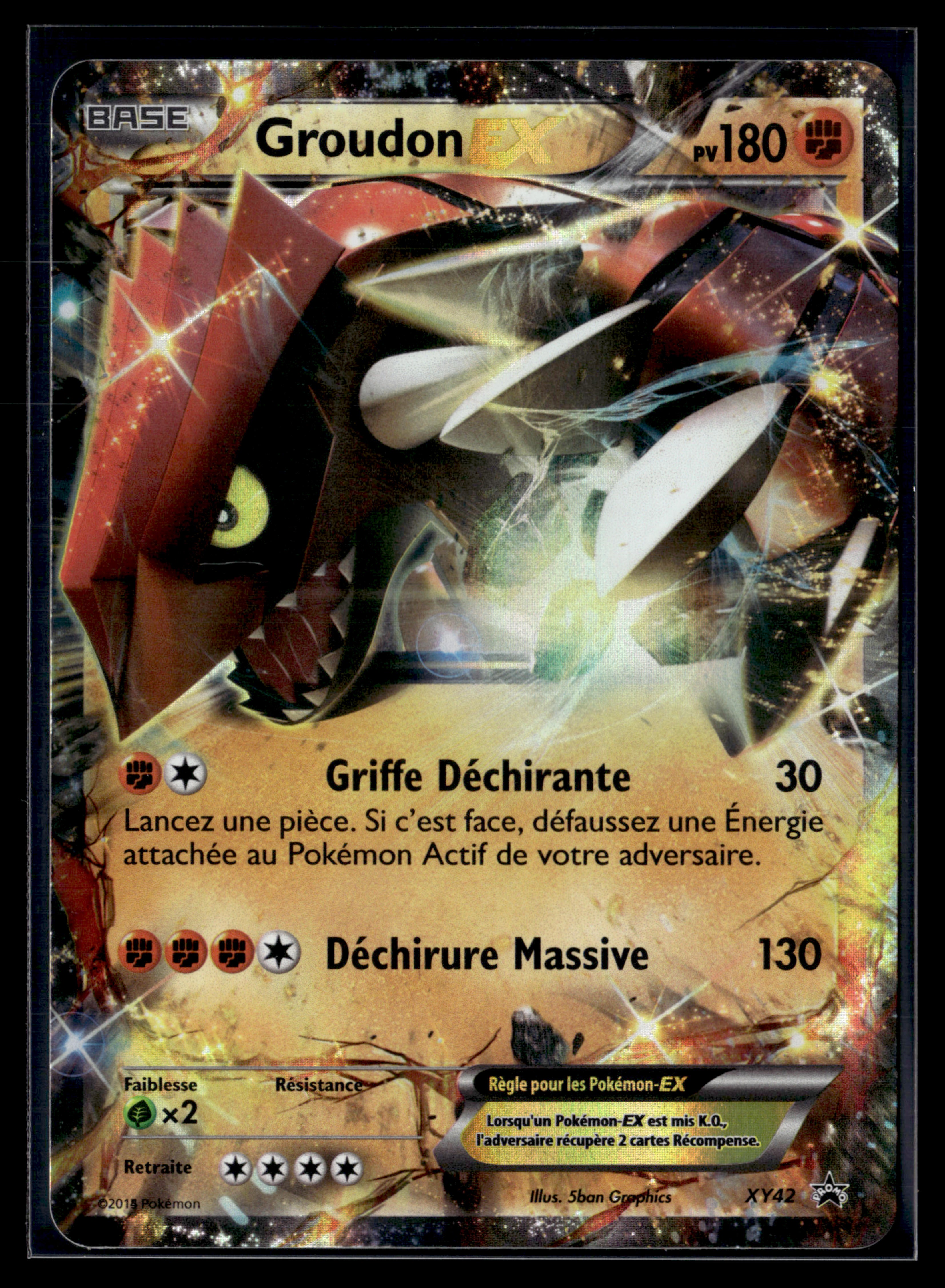 Groudon EX  - Promo XY42 - NM