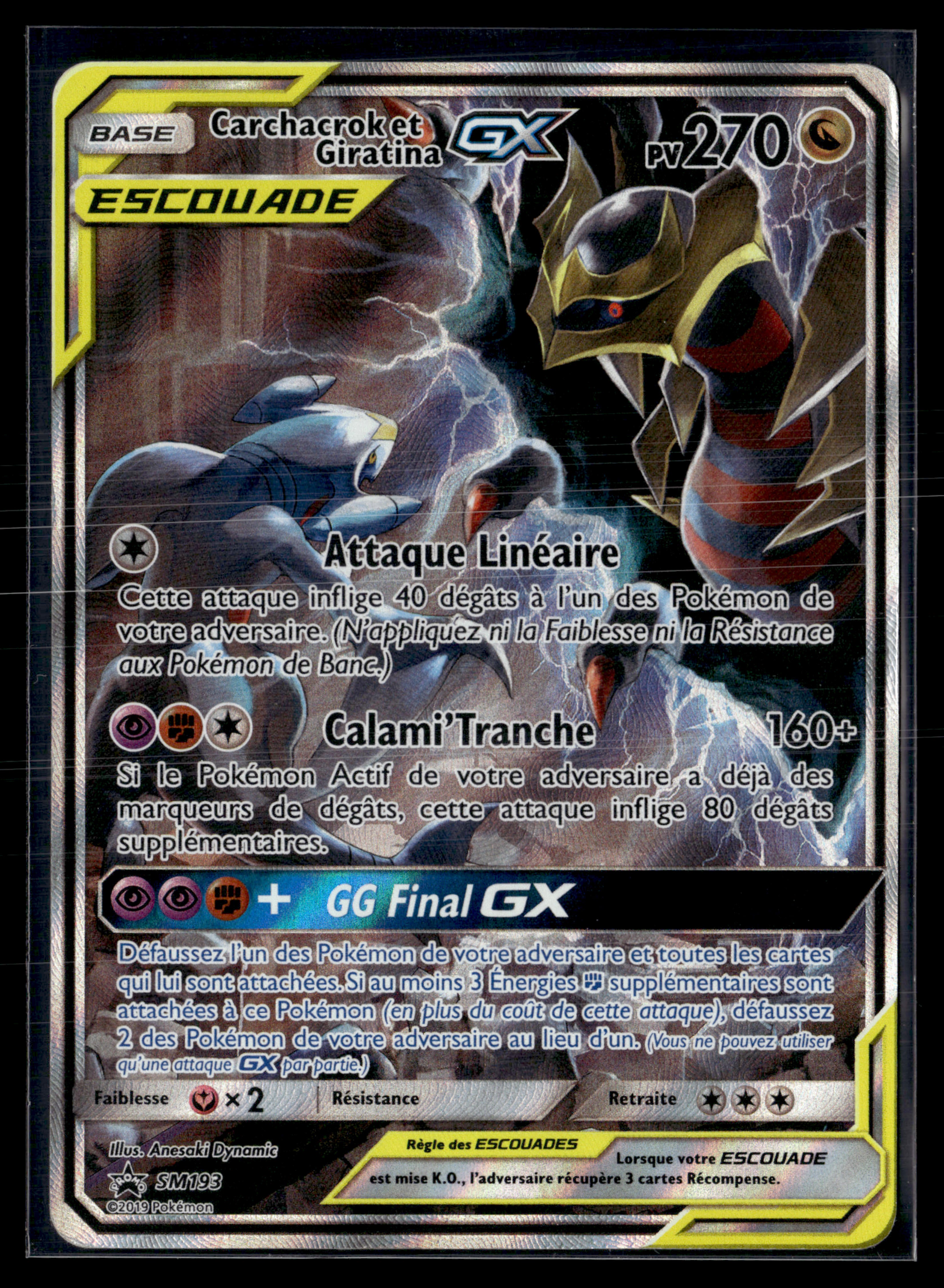 Carchacrock et Giratina SM193 – Very good