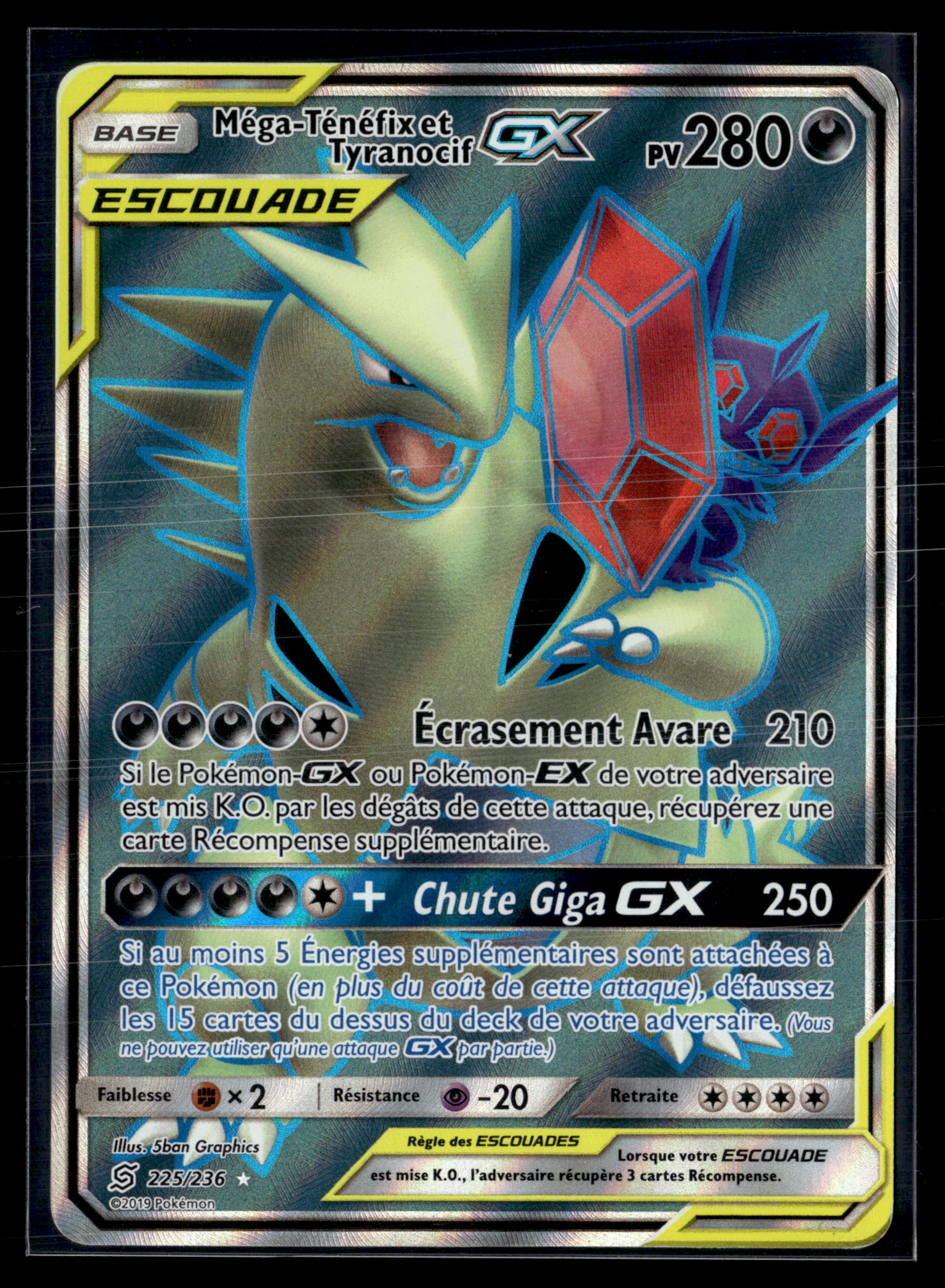 Méga-Ténéfix et Tyranocif GX 225/236 - Duo de choc - EXC+