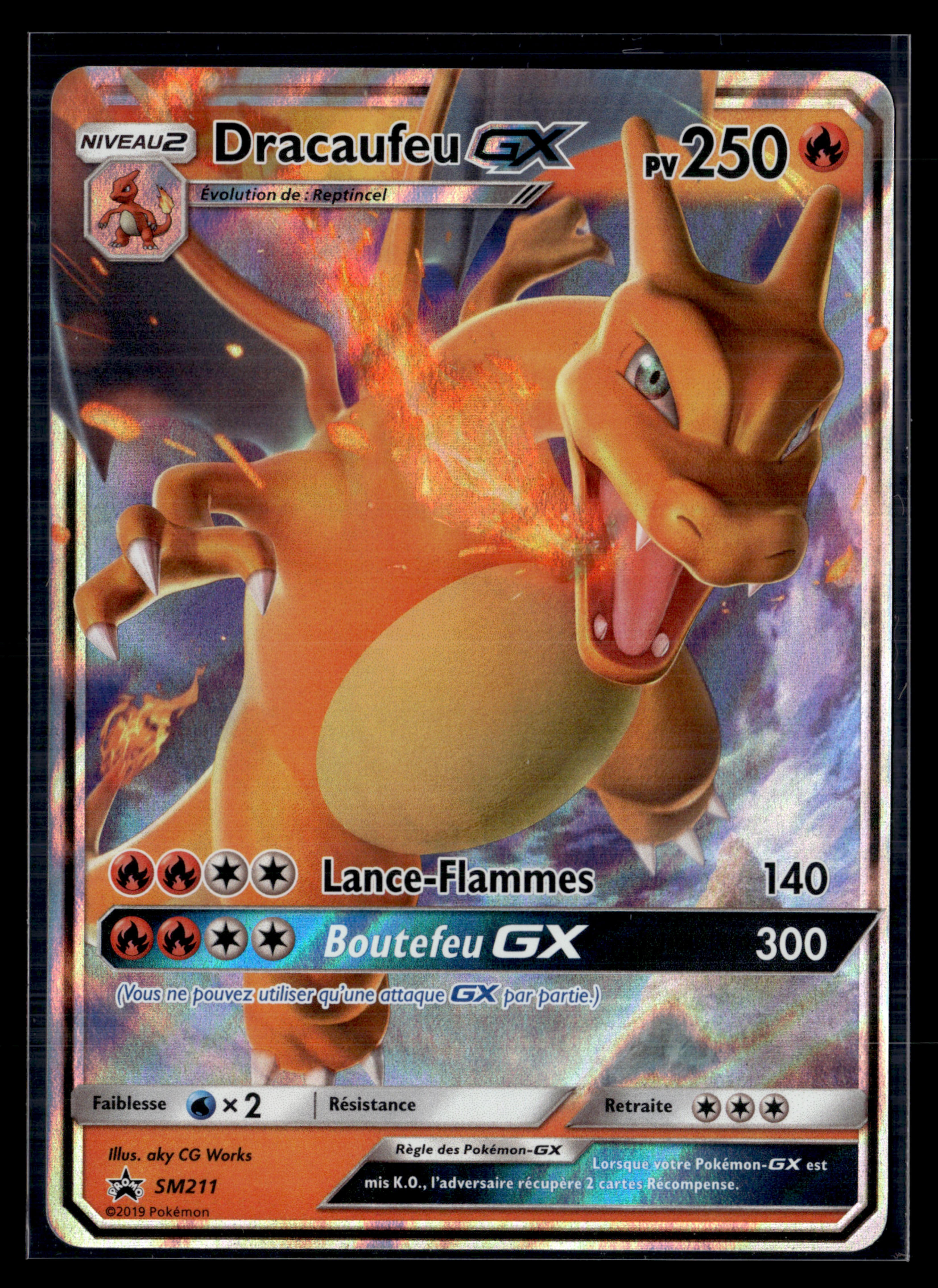 Dracaufeu GX sm211 – MINT