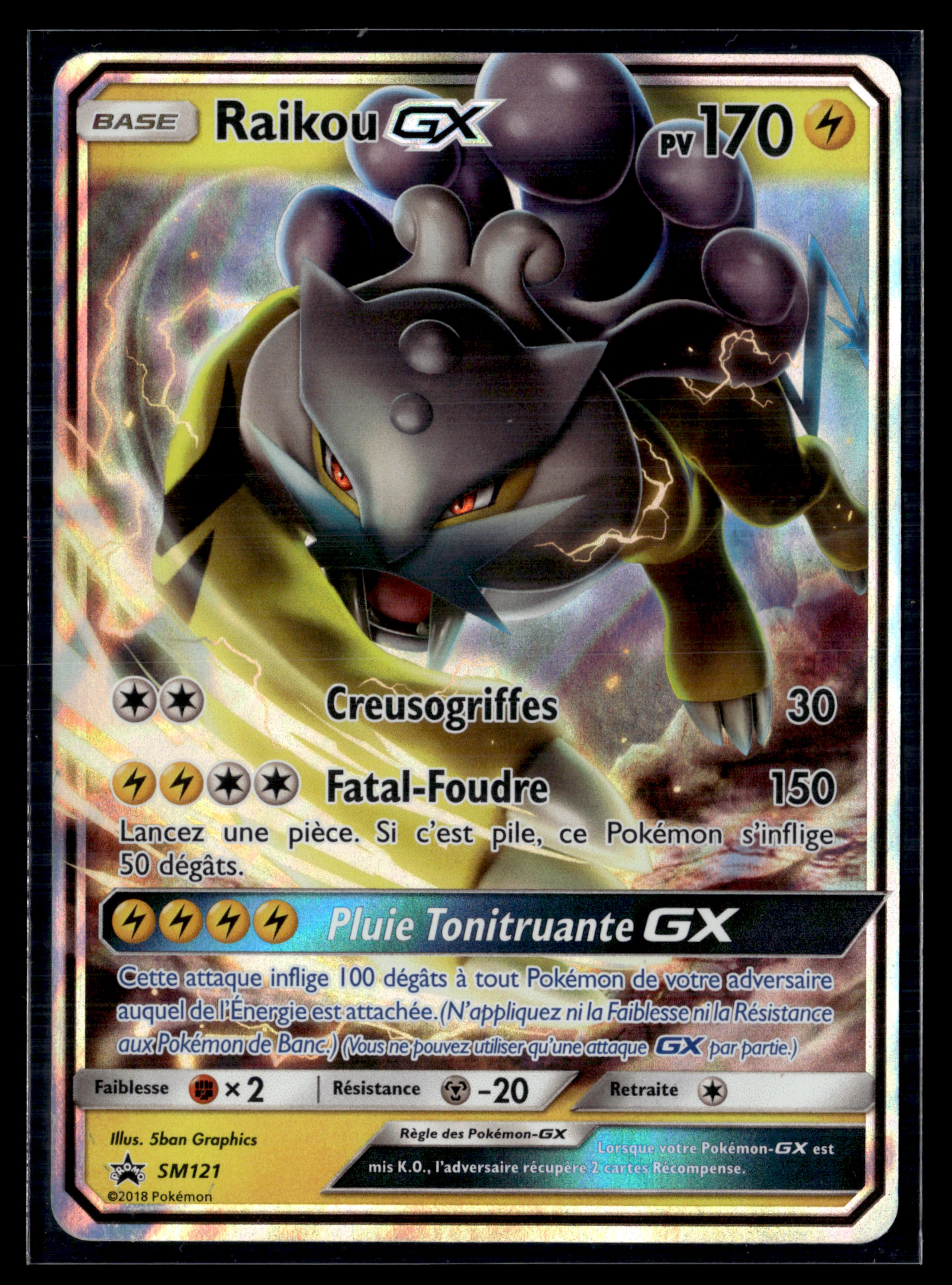 Raikou SM121 promo black star – NM