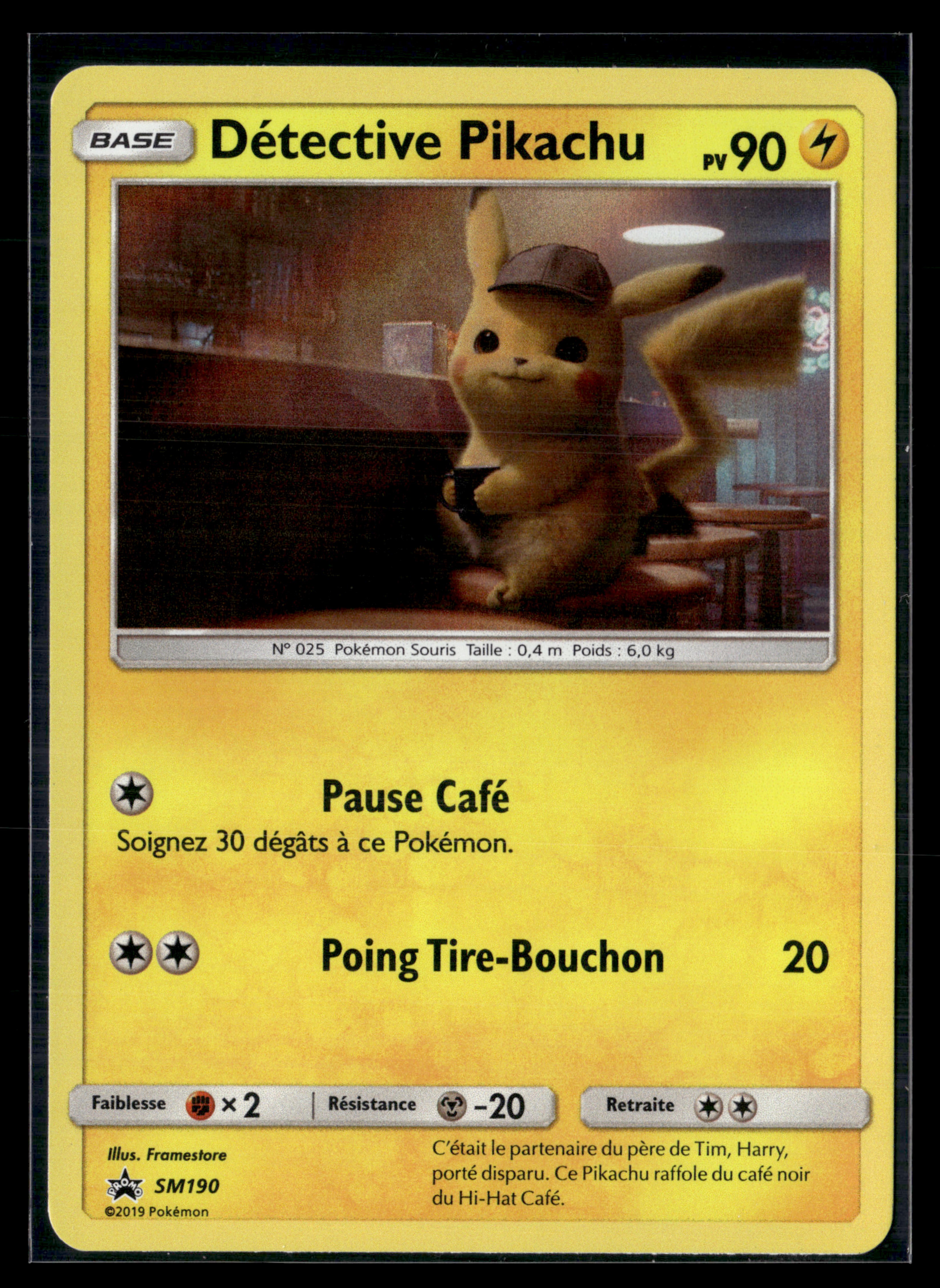 Détective Pikachu SM190 - MINT