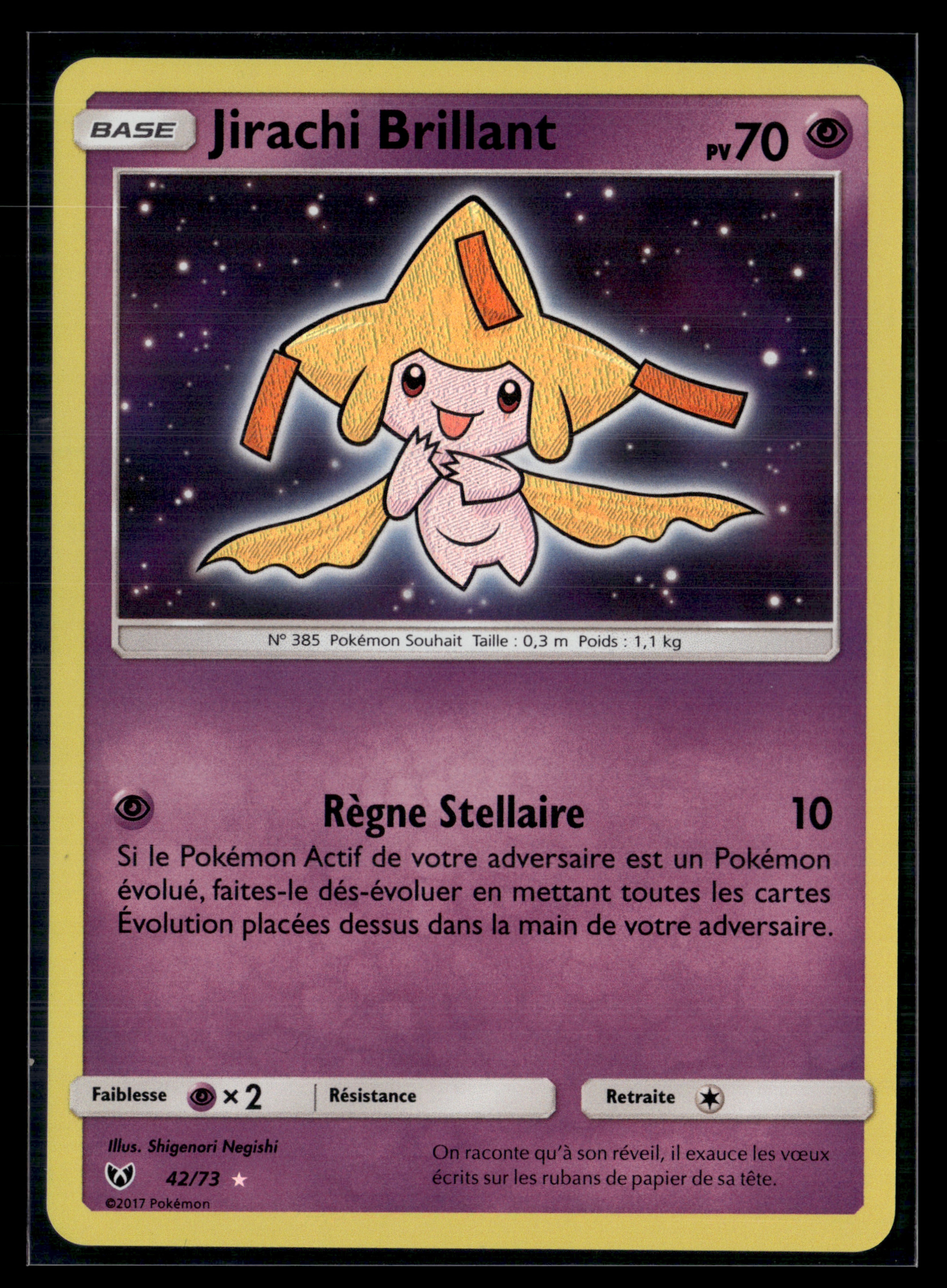 Jirachi Brillant 42/73 - Légendes Brillantes - NM