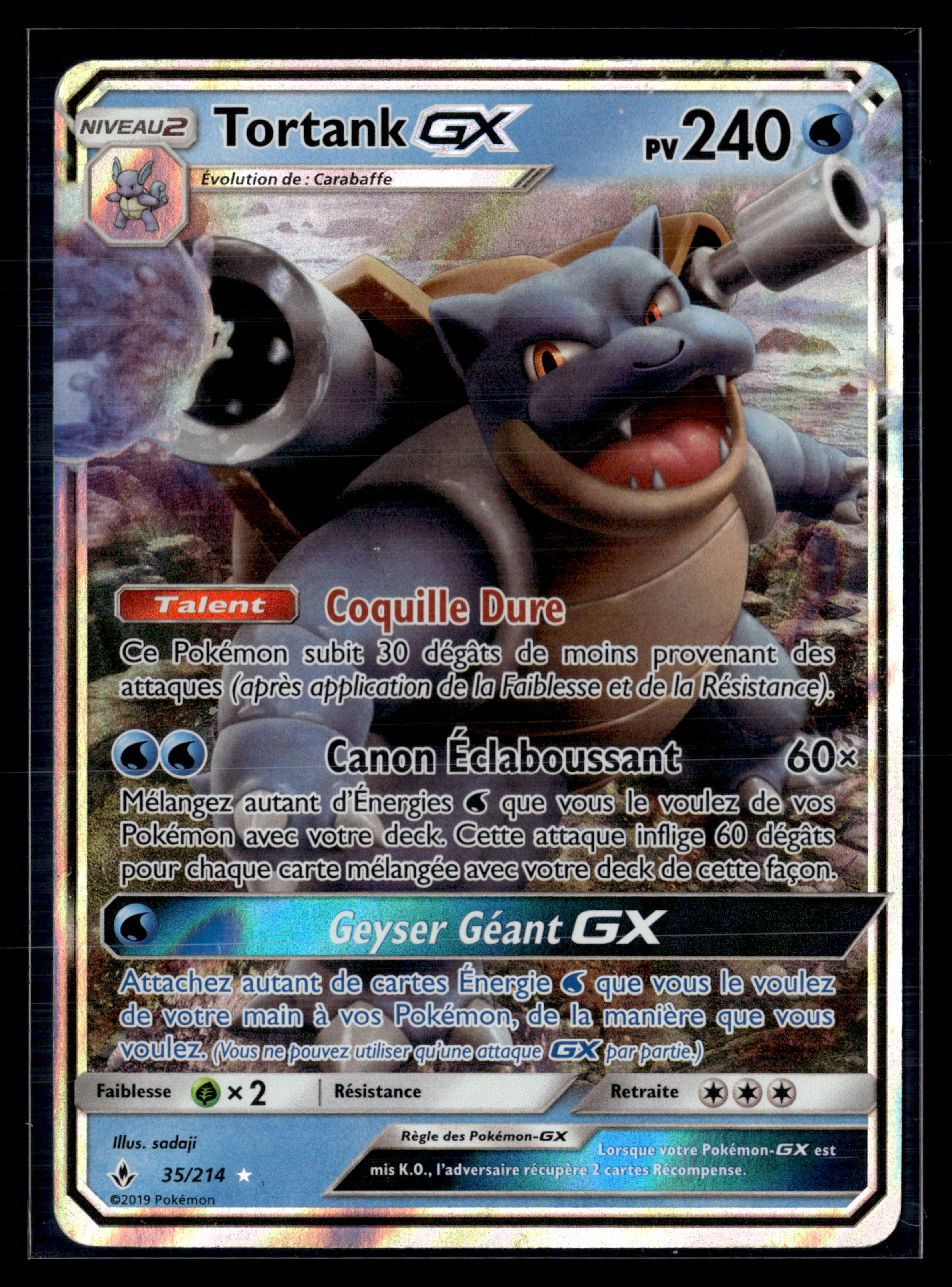 Tortank GX 35/214 - Alliance Infaillible - EXC+