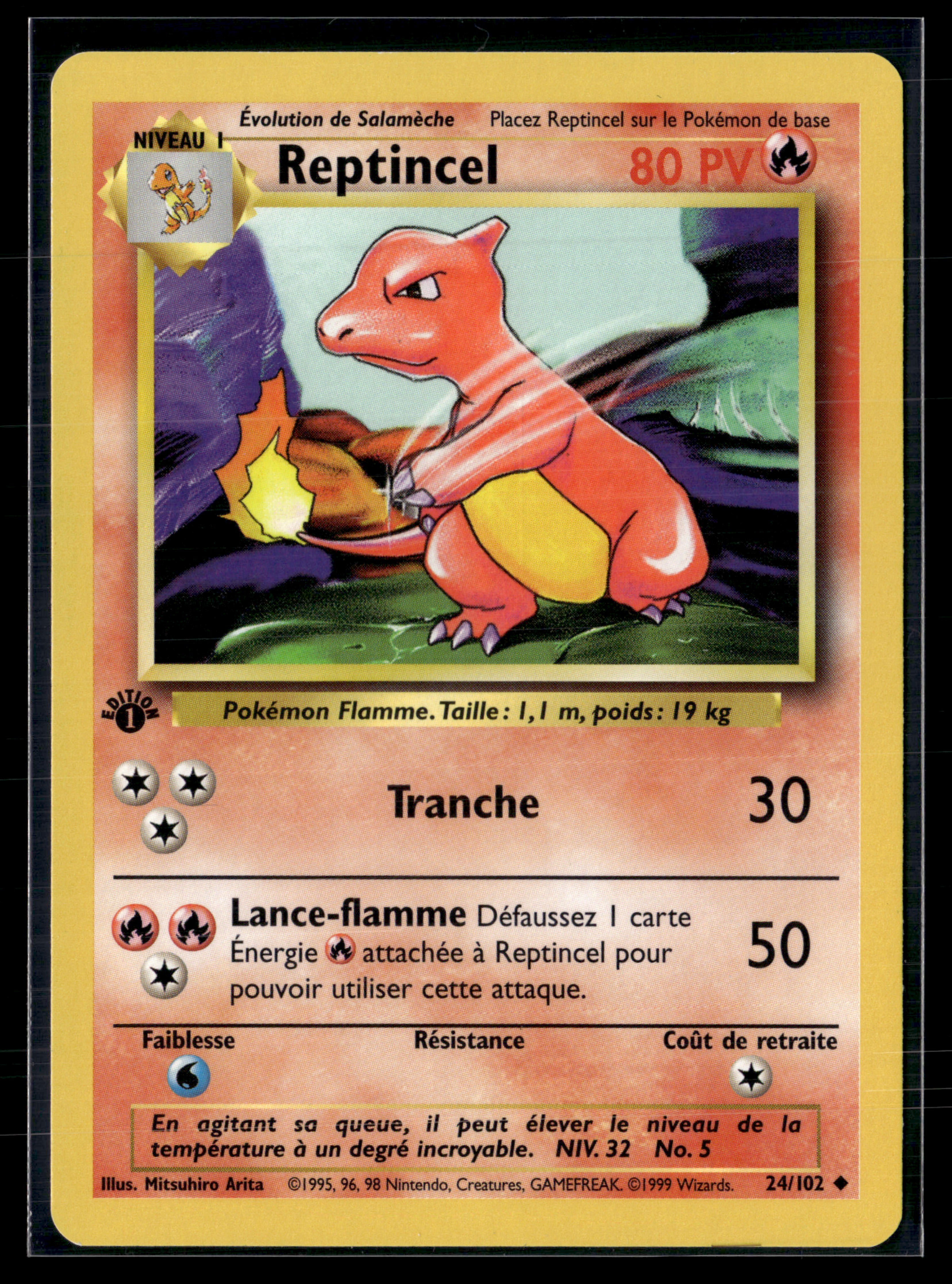 Reptincel 24/102 Set de base ED1 – NM