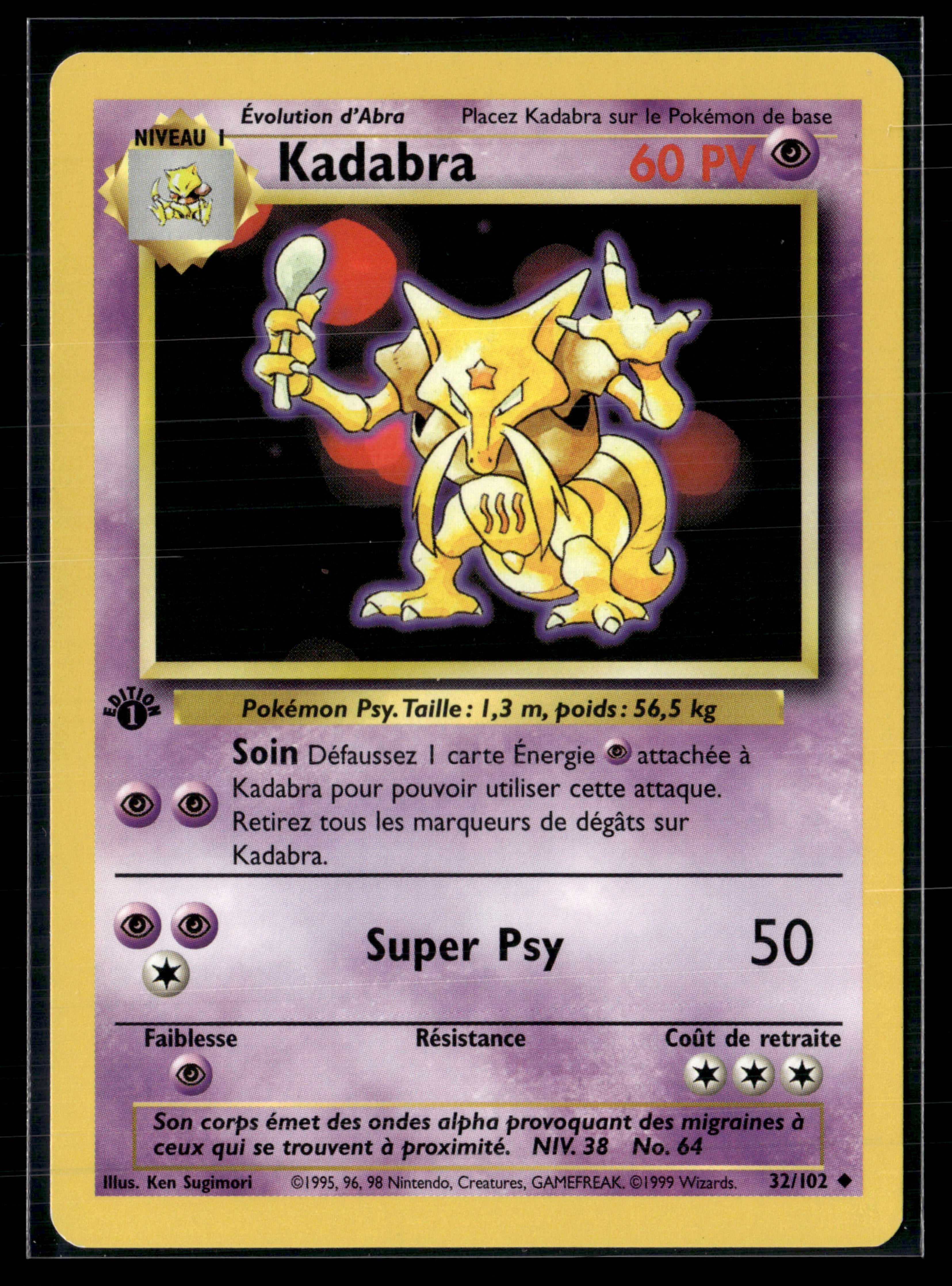 Kadabra 32/102 Set de base ED1 – NM