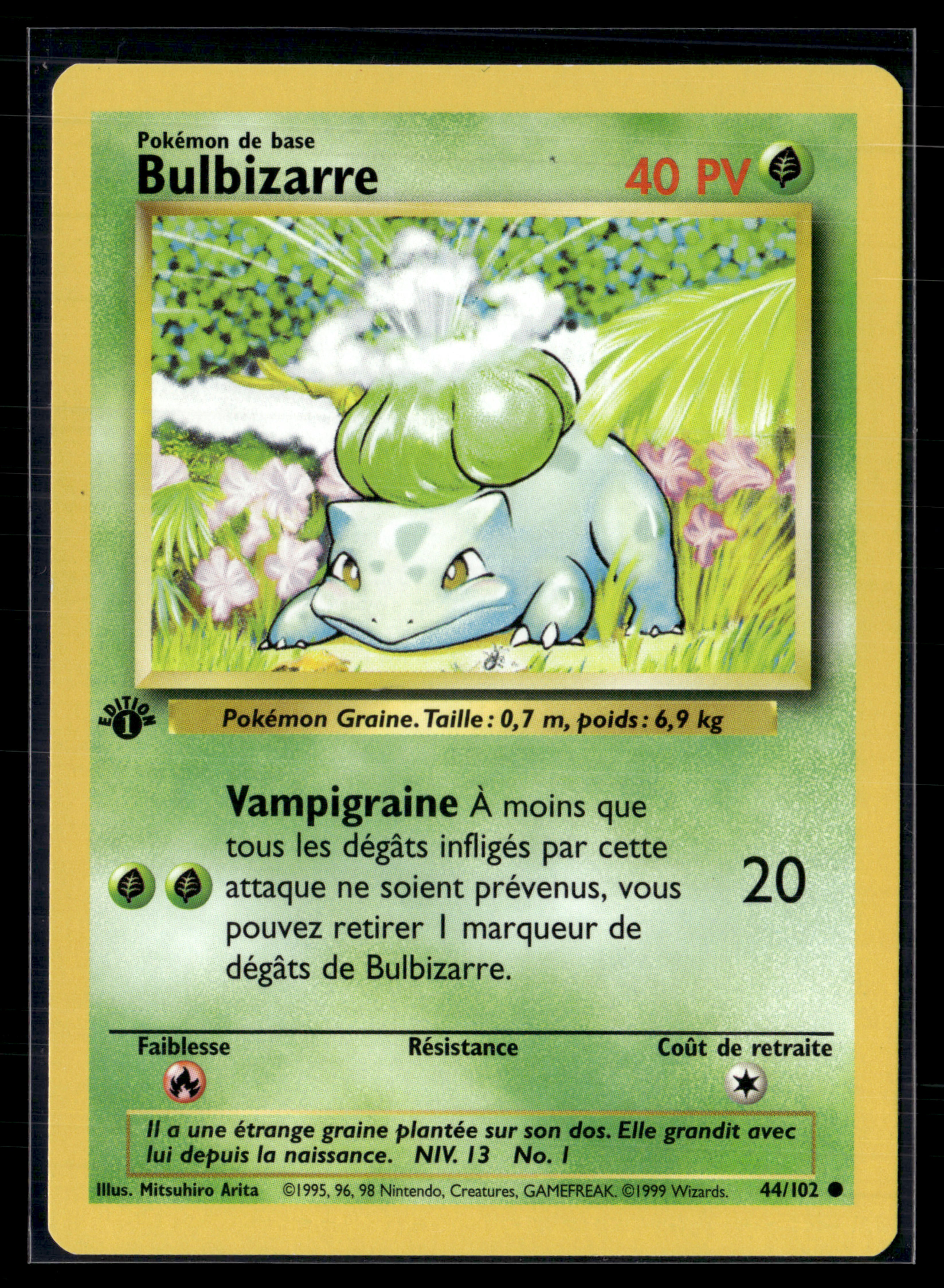 Bulbizarre 44/102 Set de base ED1 – NM