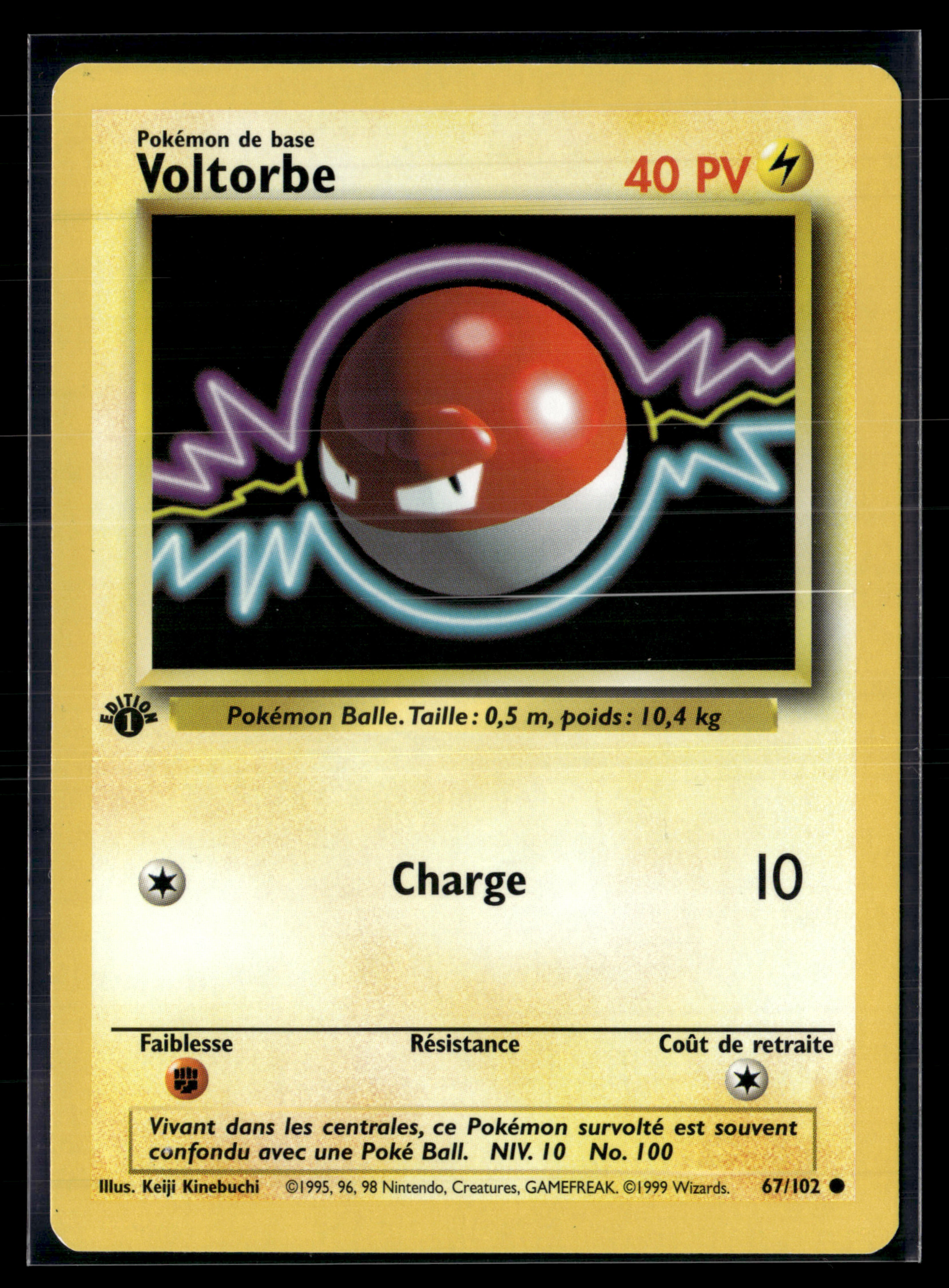 Voltorbe 67/102 Set de base ED1 – NM
