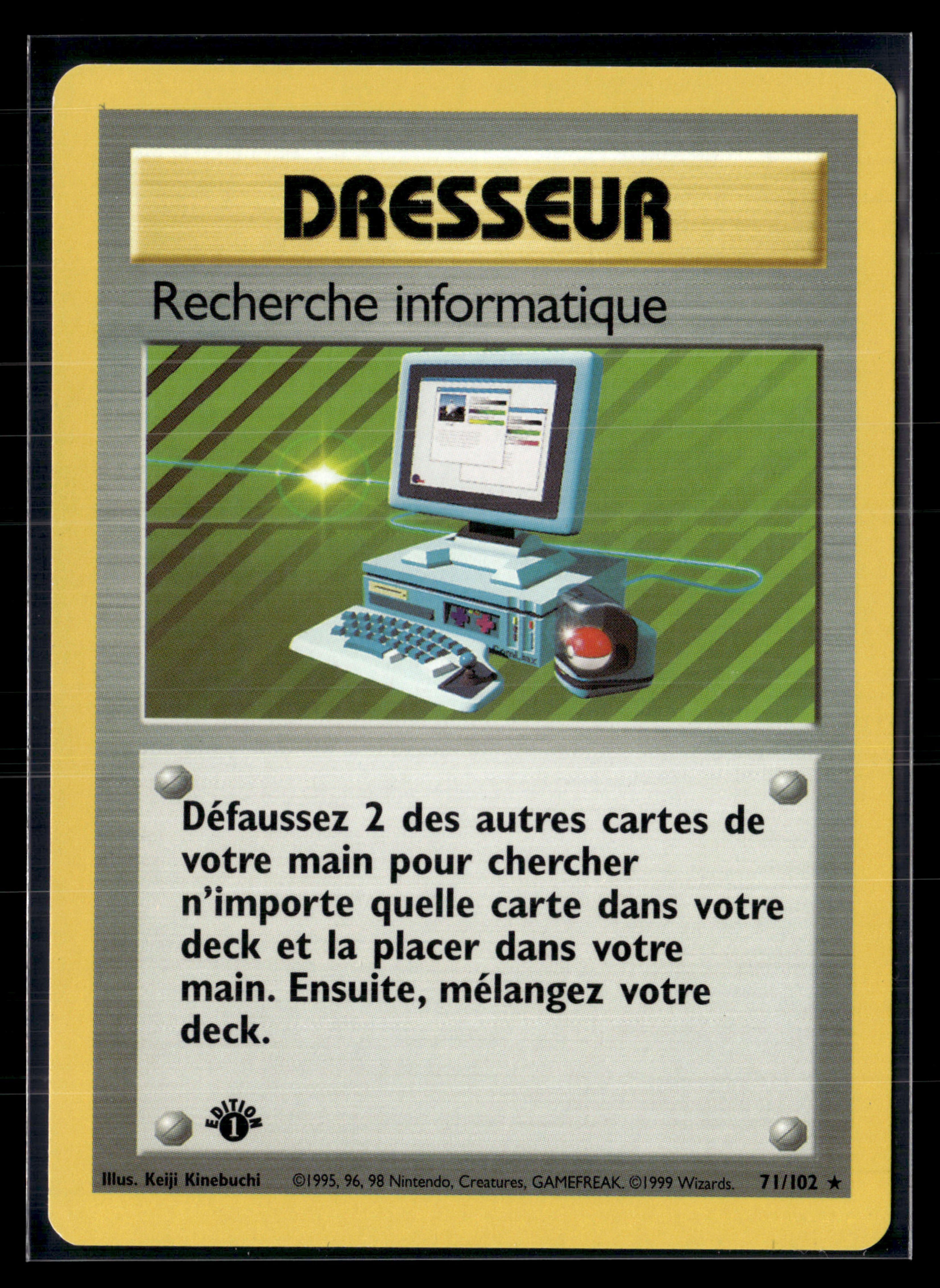 Recherche Informatique 71/102 Set de base ED1 – NM