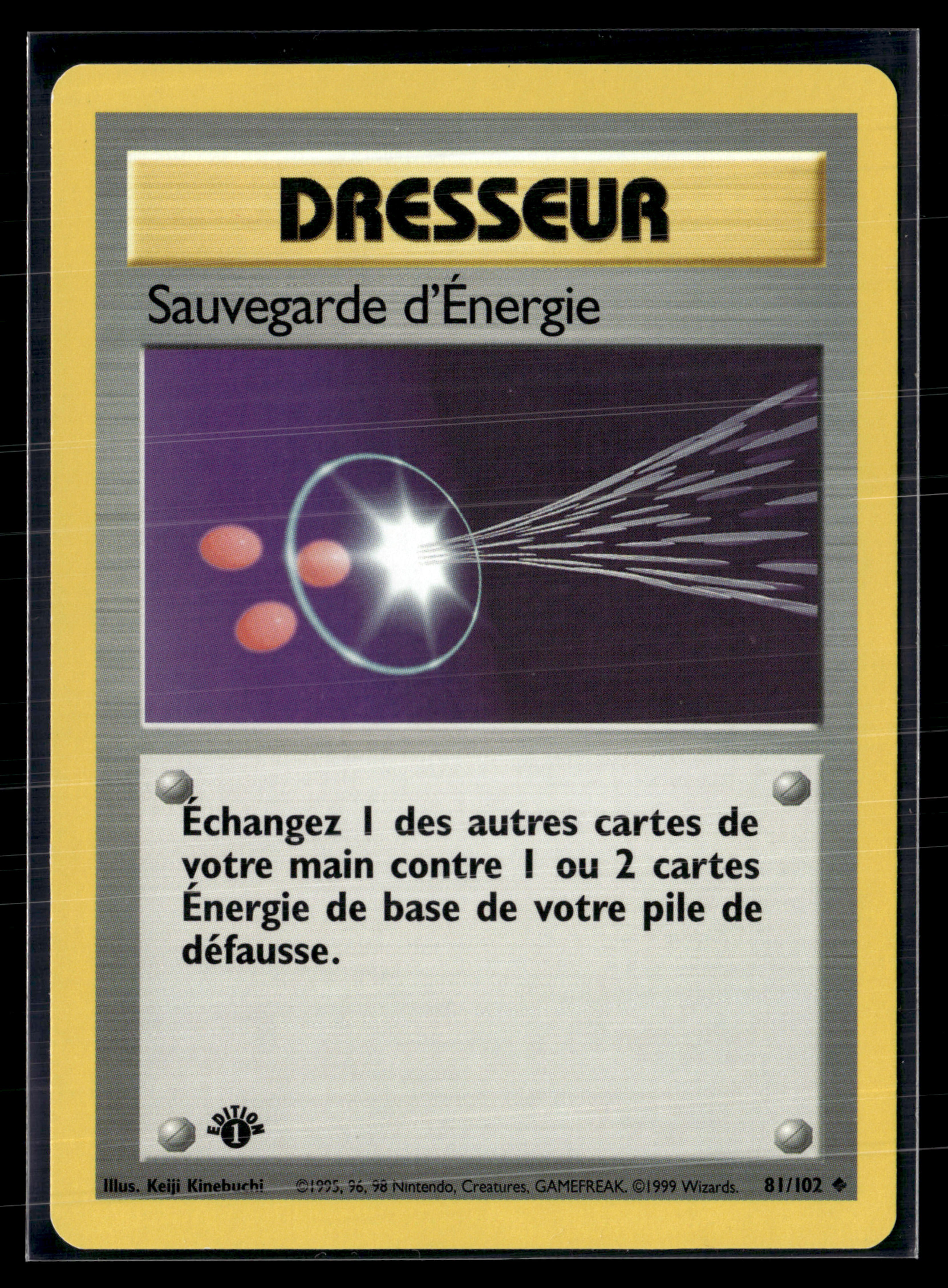 Sauvegarde d'Énergie 81/102 Set de base ED1 – NM