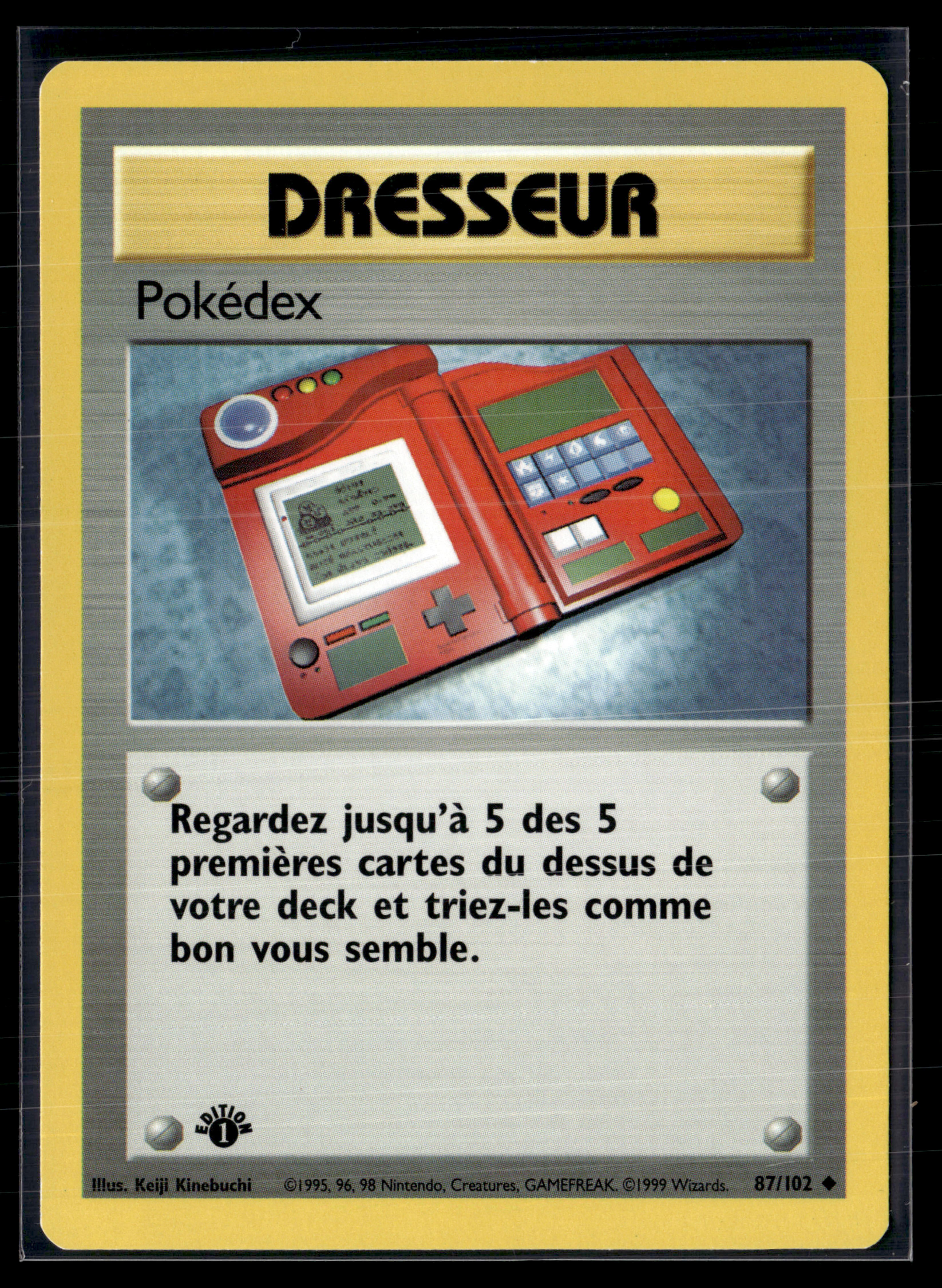 Pokédex 87/102 Set de base ED1 – NM
