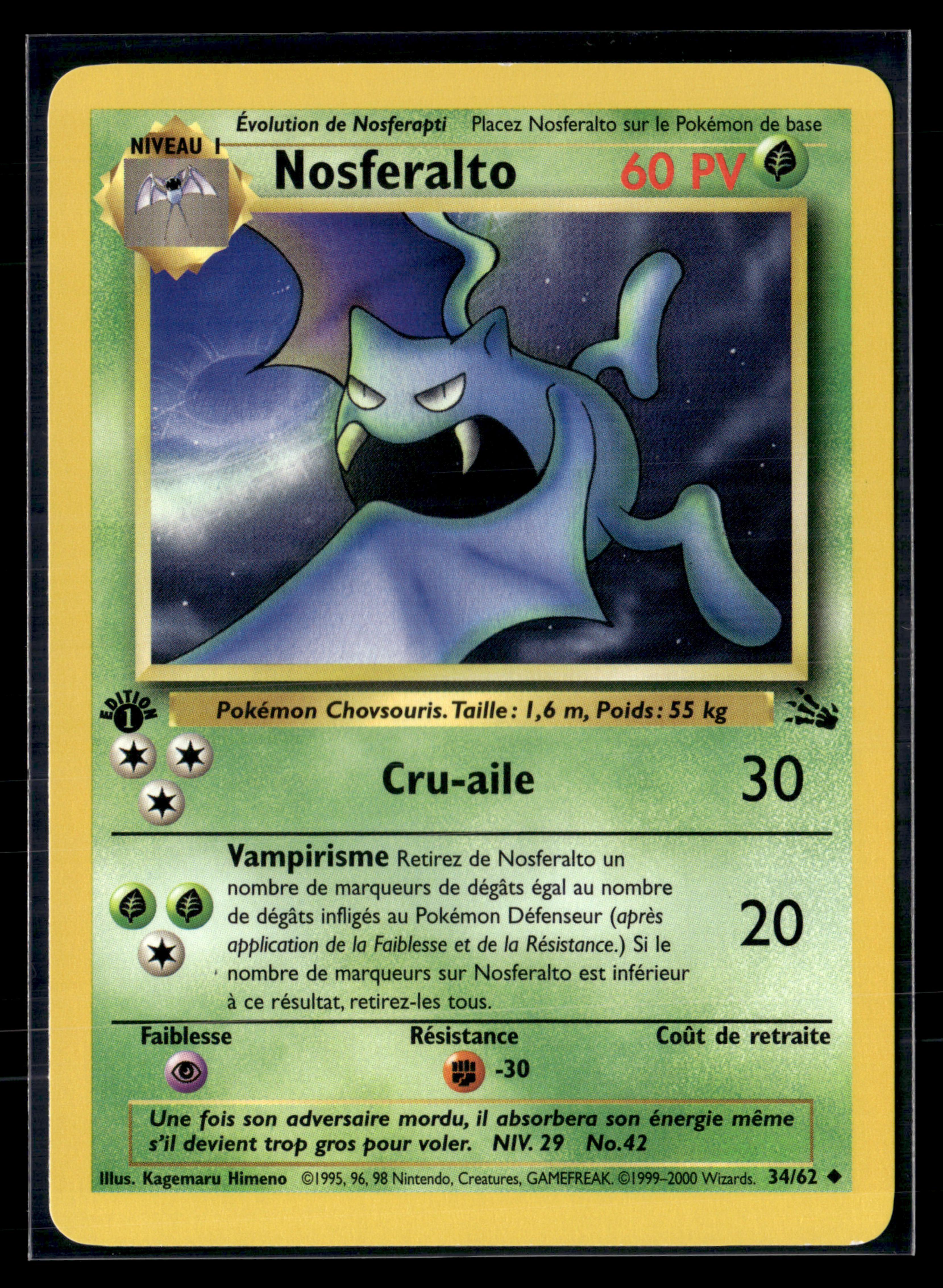 Nosferalto 34/62 Fossile Ed1 – NM