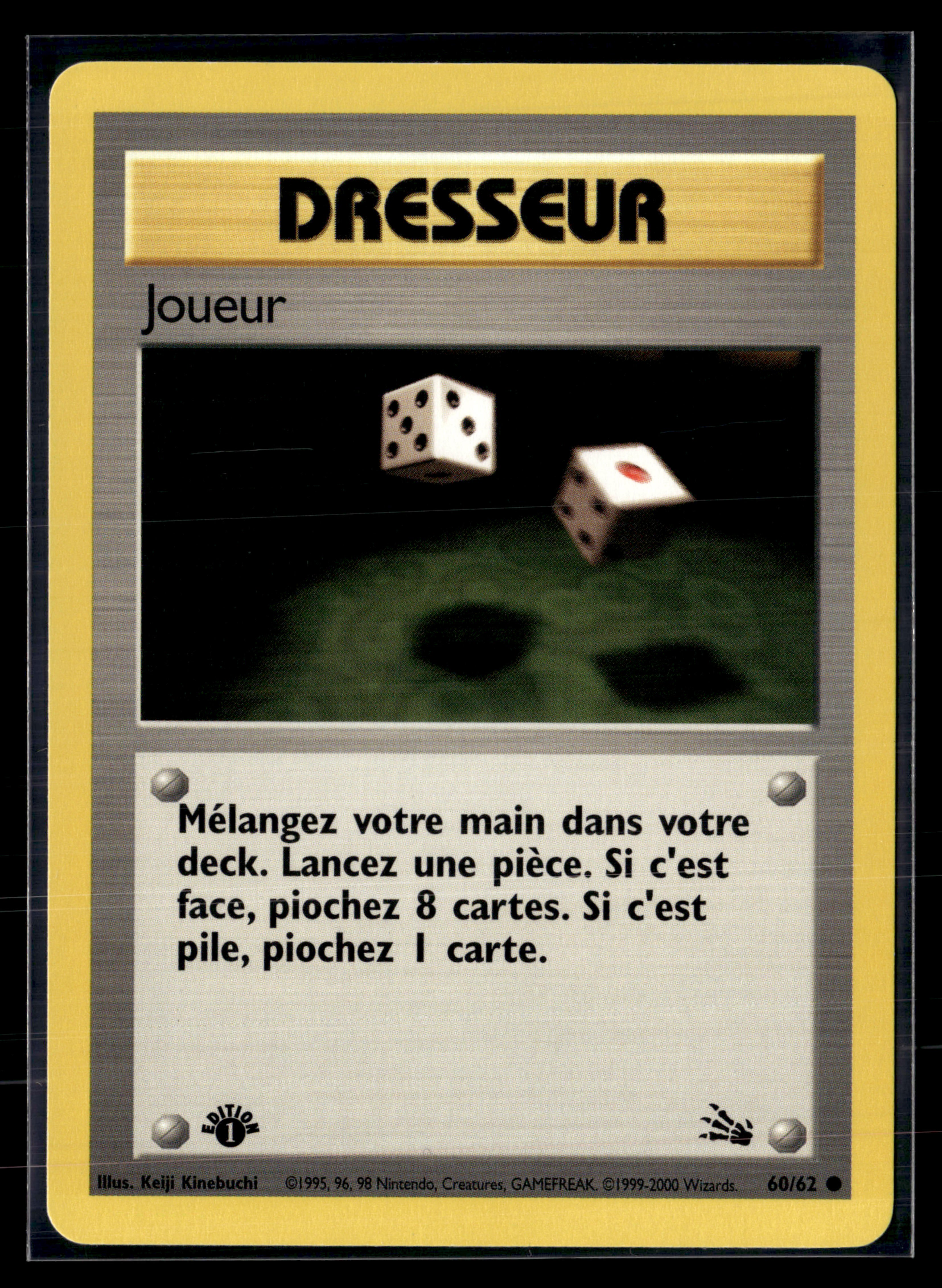 Joueur 60/62 Fossile Ed1 – NM