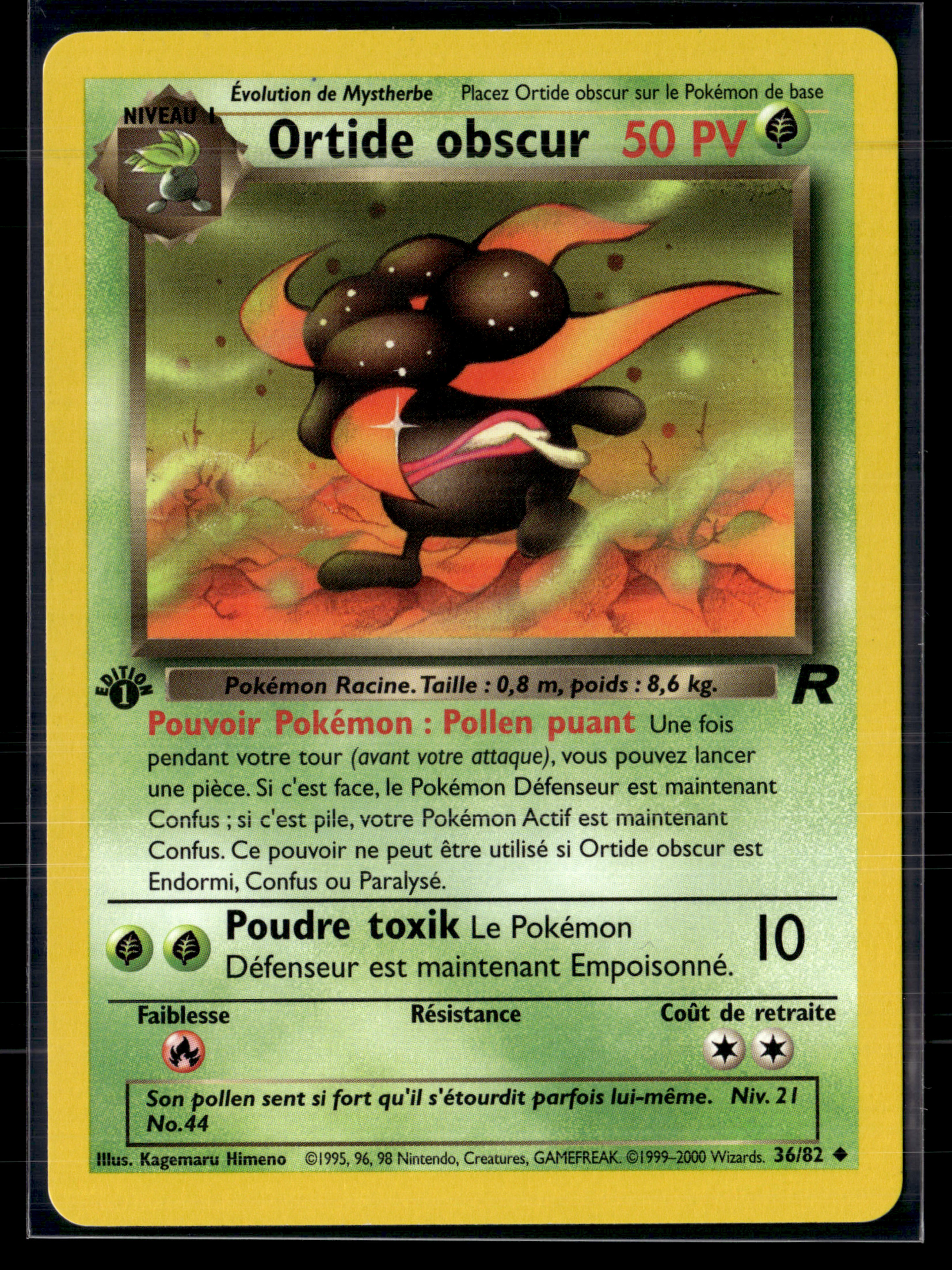 Ortide obscur 36/82 Team Rocket ED1 – NM
