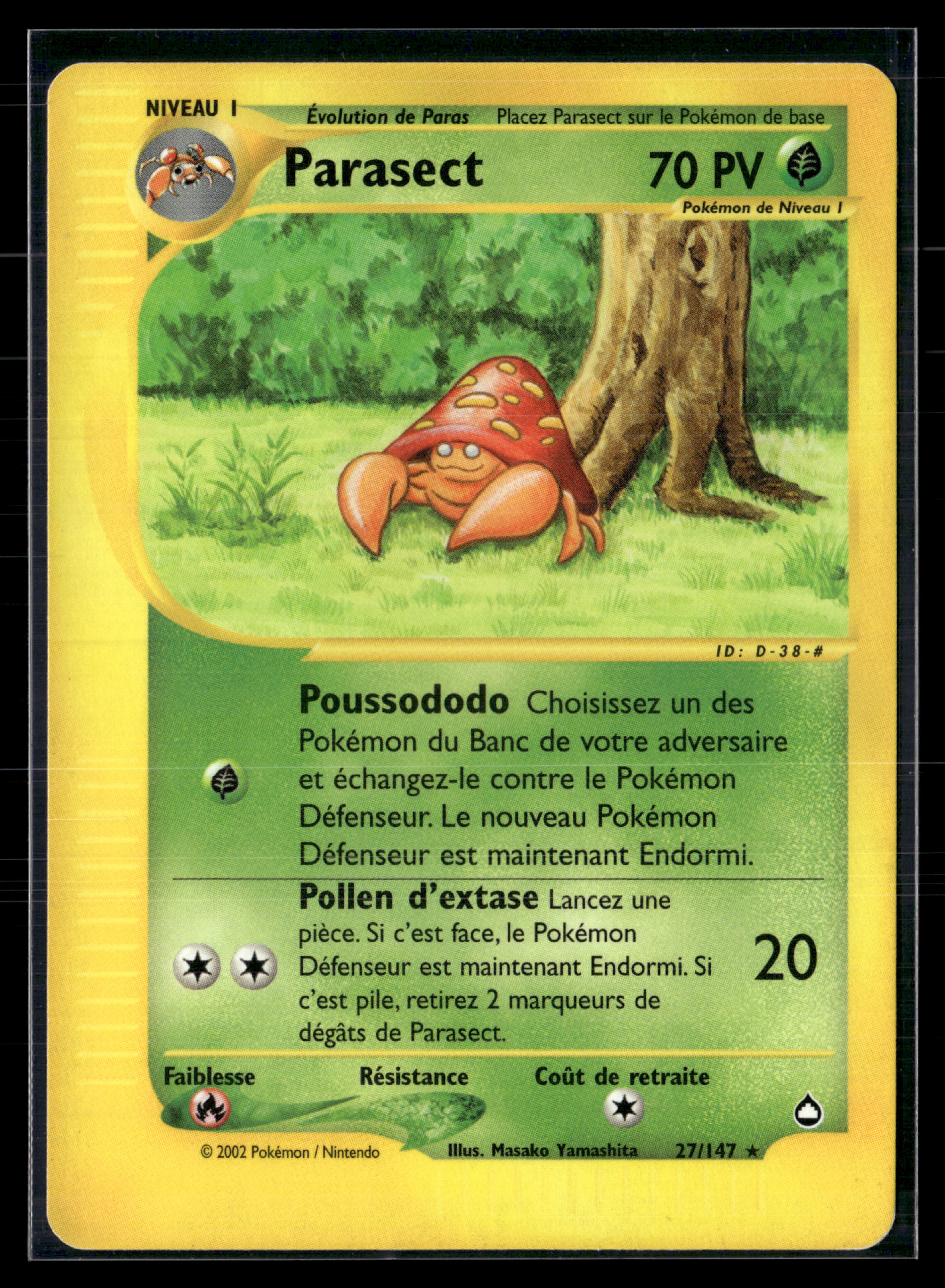 Parasect 27/147 - Aquapolis - NM
