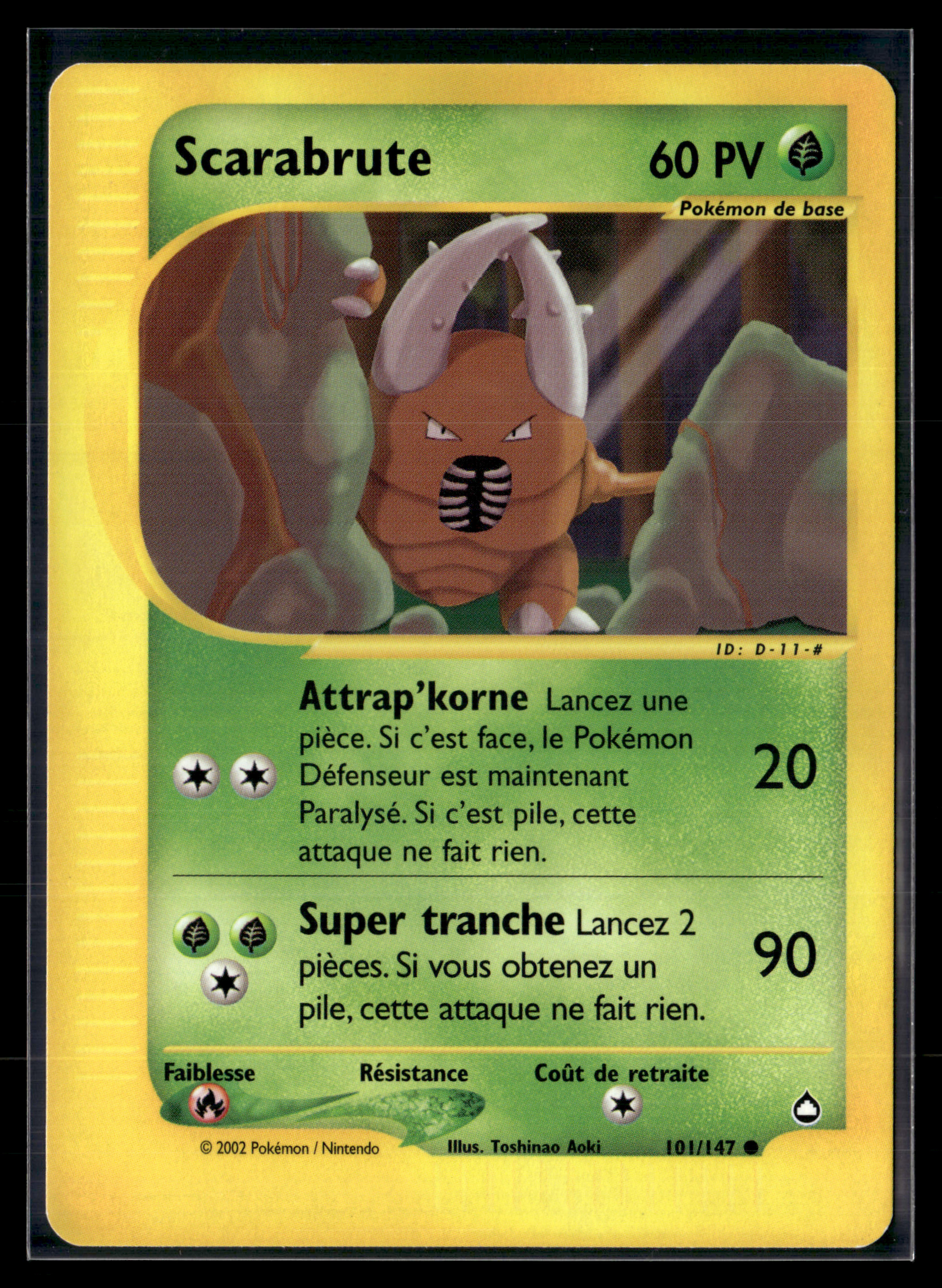 Scarabrute 101/147 - Aquapolis - NM