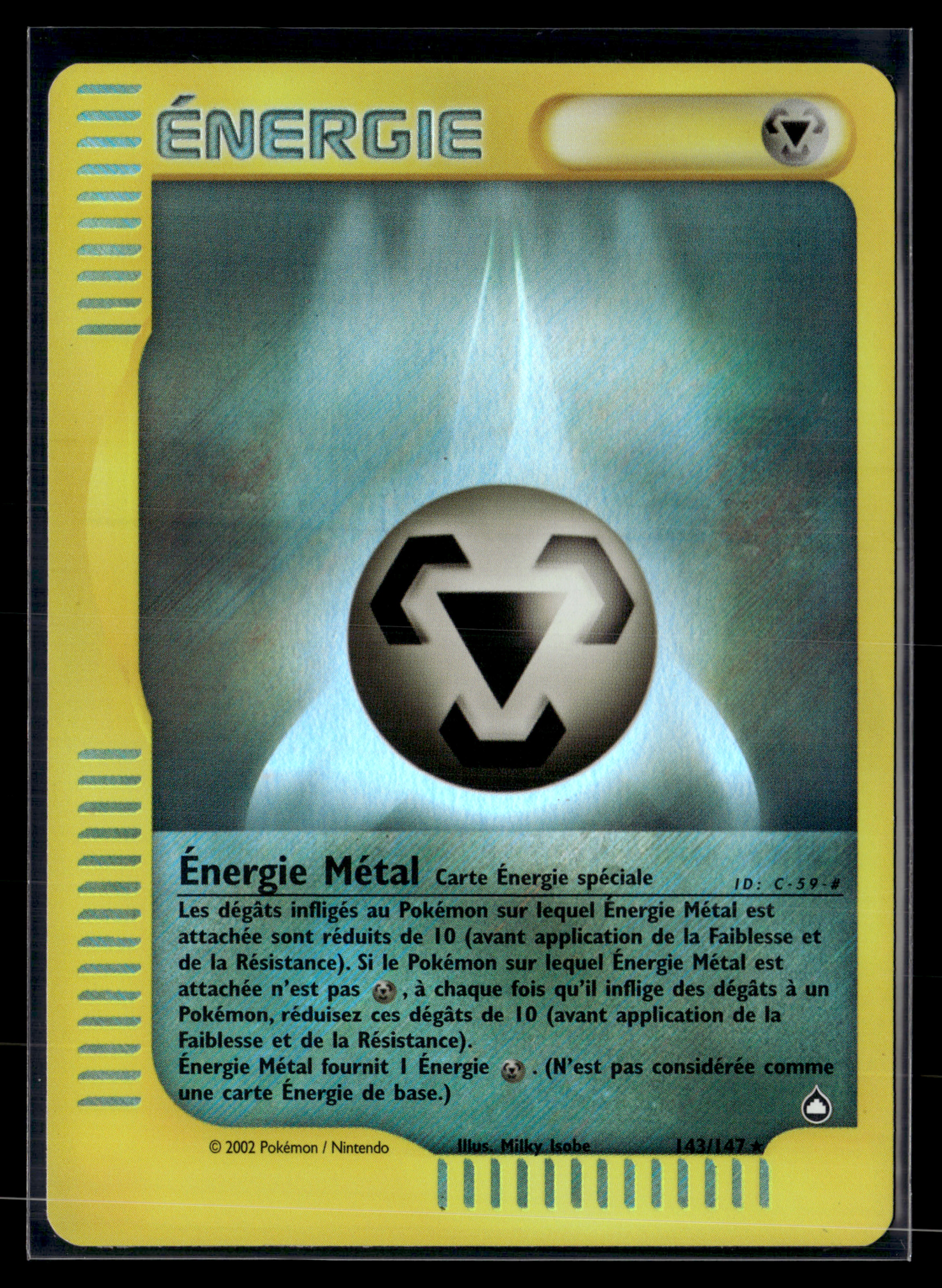 Énergie Métal 143/147 ( reverse ) - Aquapolis - NM