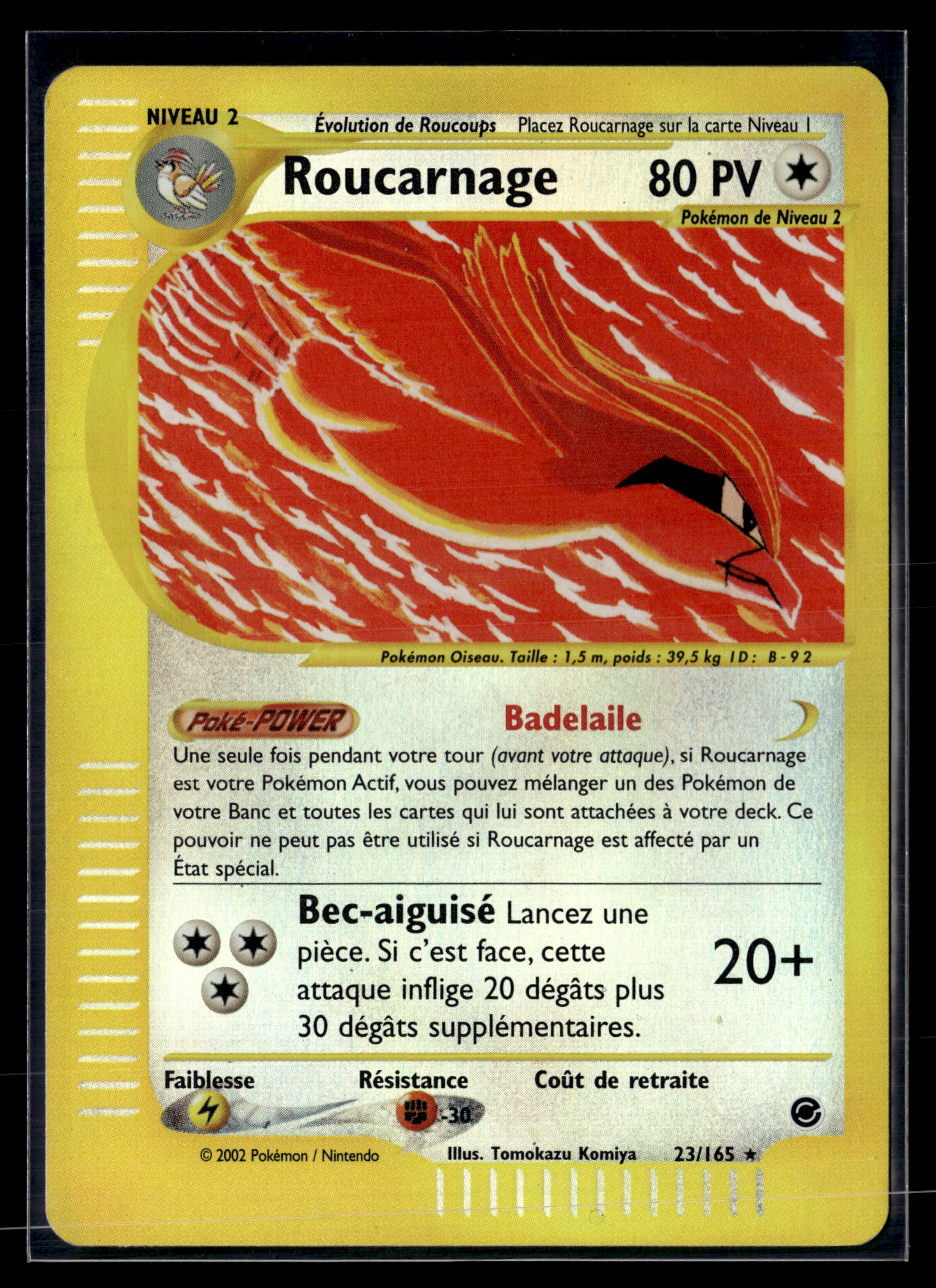 Roucarnage 23/165 reverse - Expédition EXC