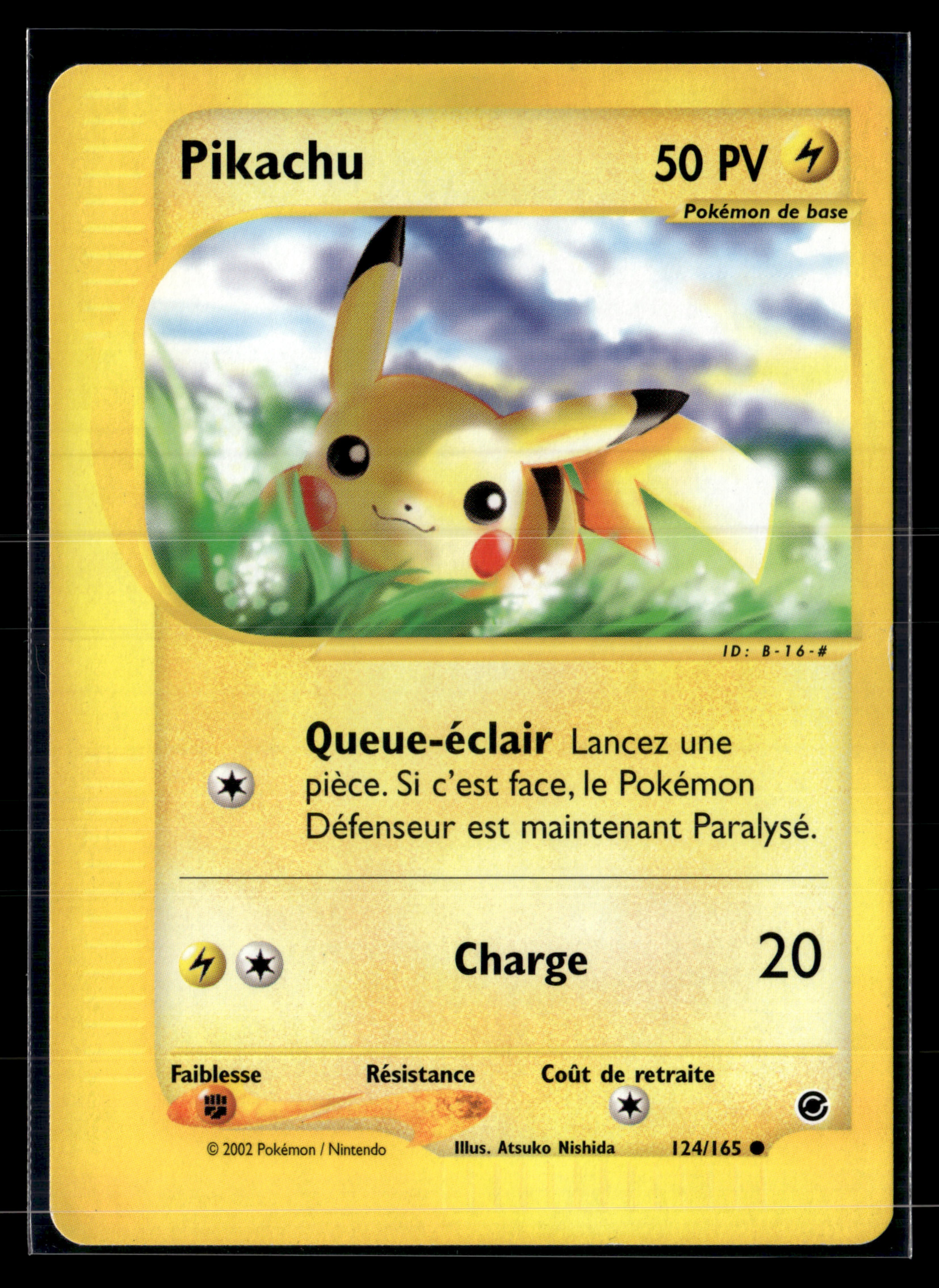 Pikachu 124/165 - Expédition - EXC+