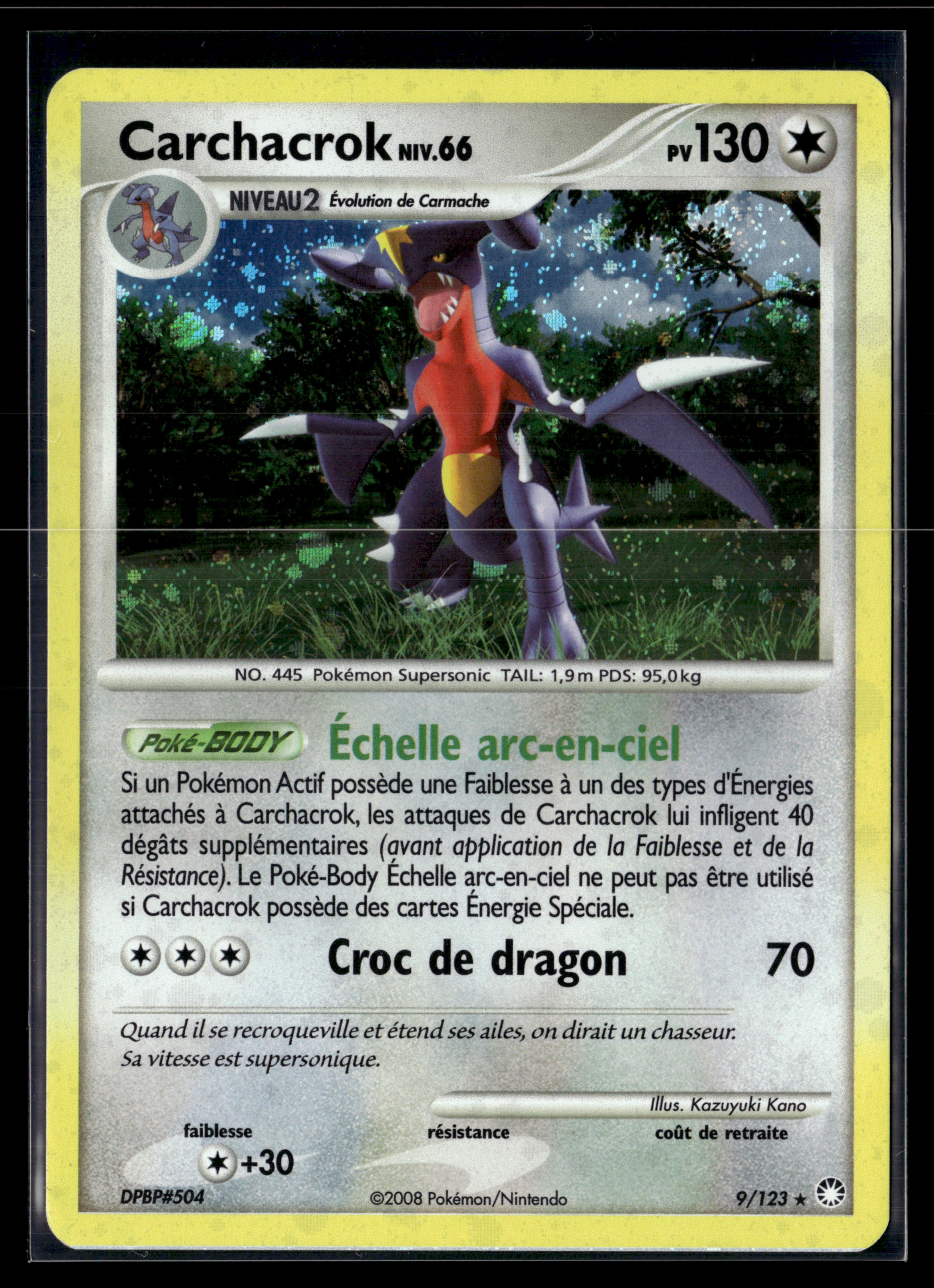Carchacrock 9/123 Trésors mystérieux – EXC+