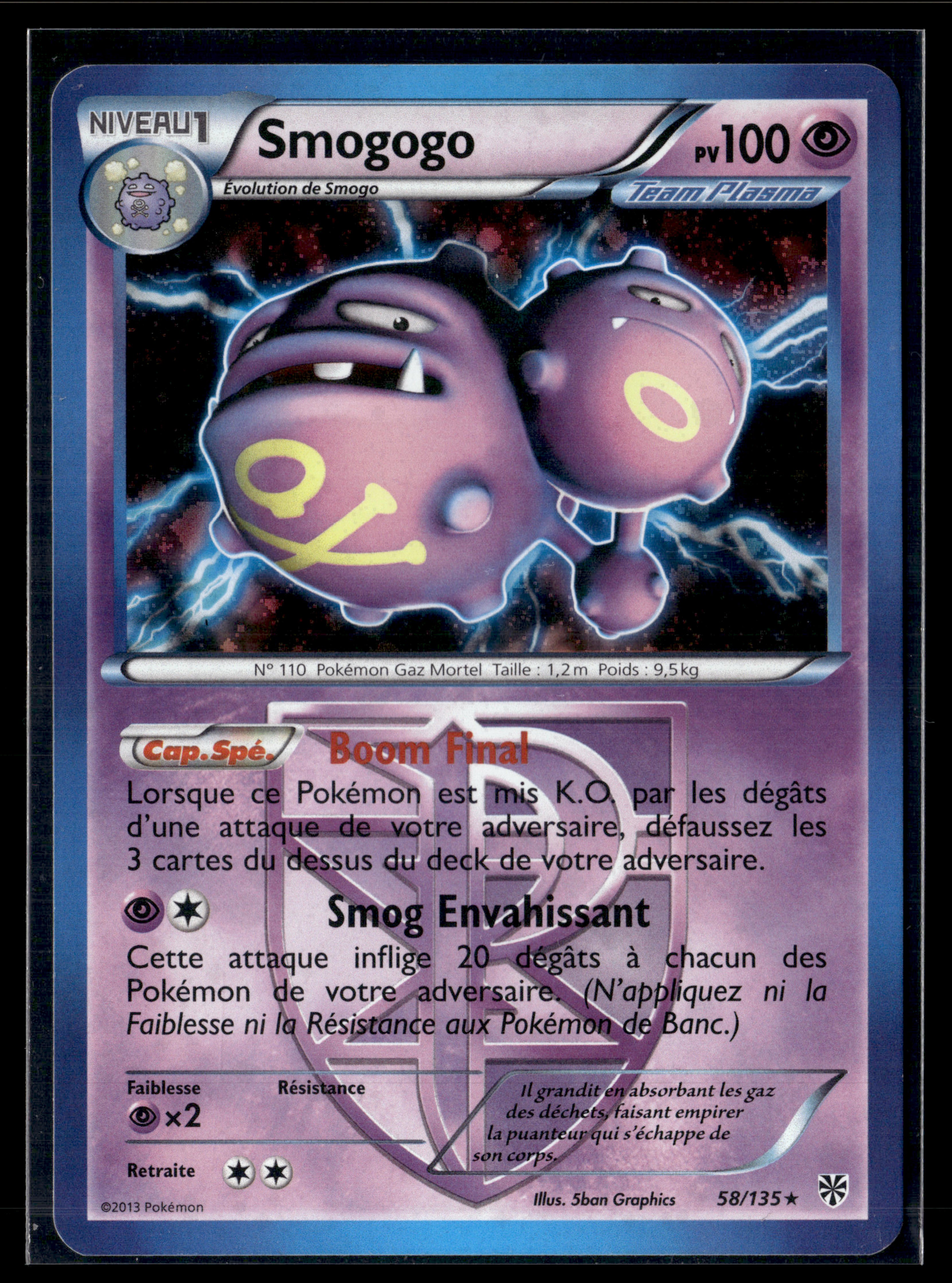 Smogogo 58/135 Temête plasma – EXC+