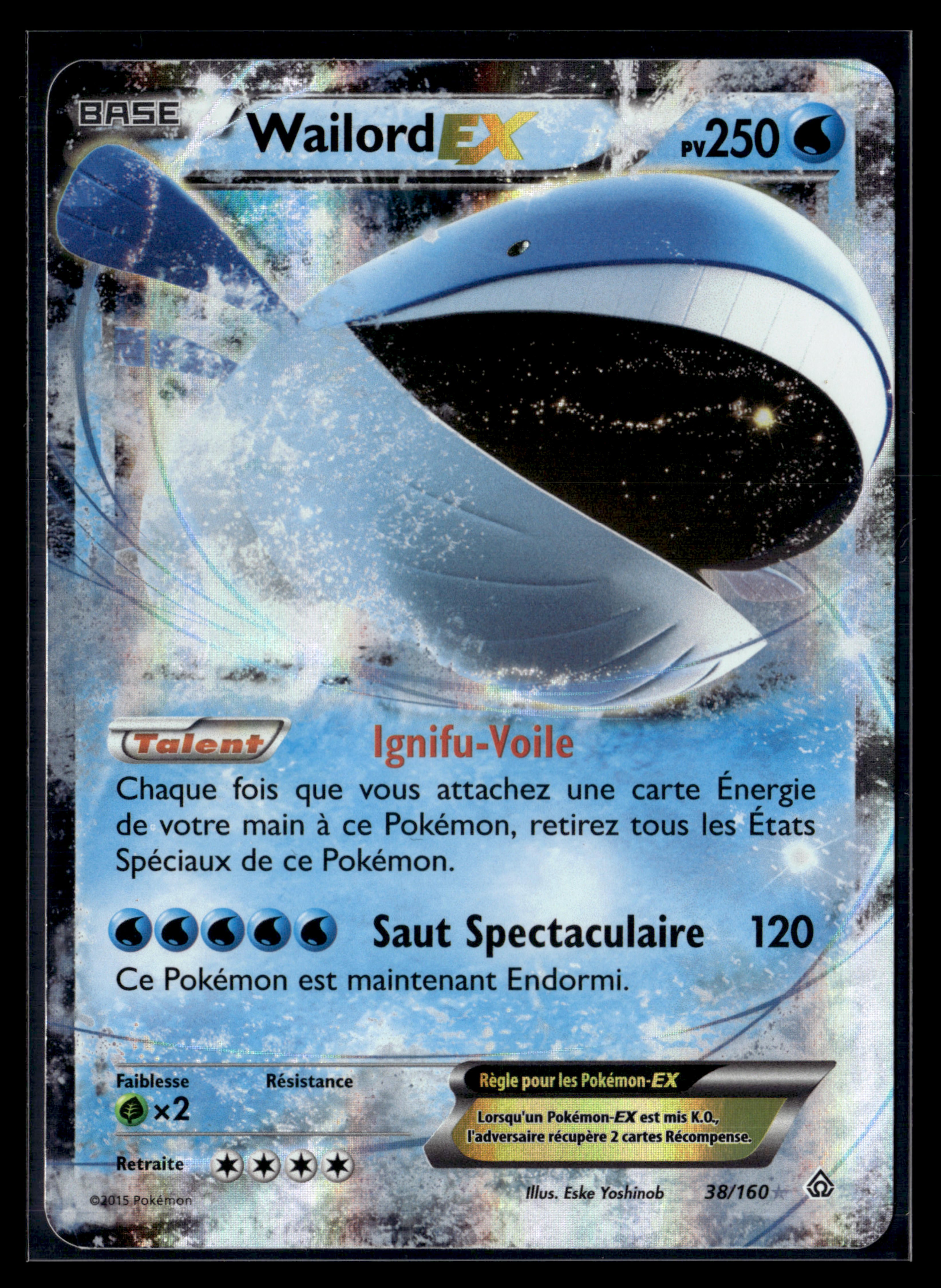 Wailord Ex 38/160 – Primo Choc - MINT