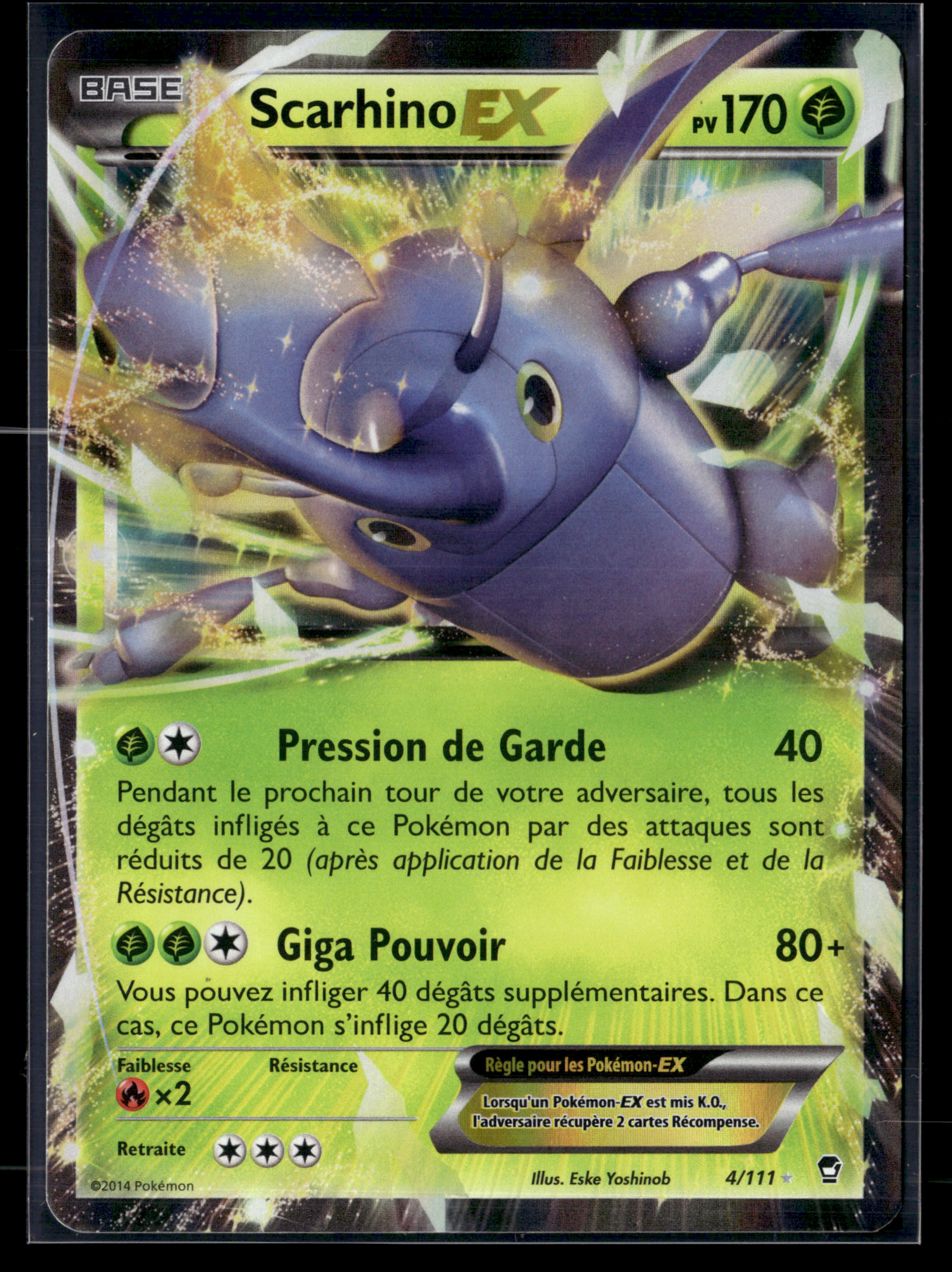 Scarhino EX 4/111 Poings furieux – Exc+