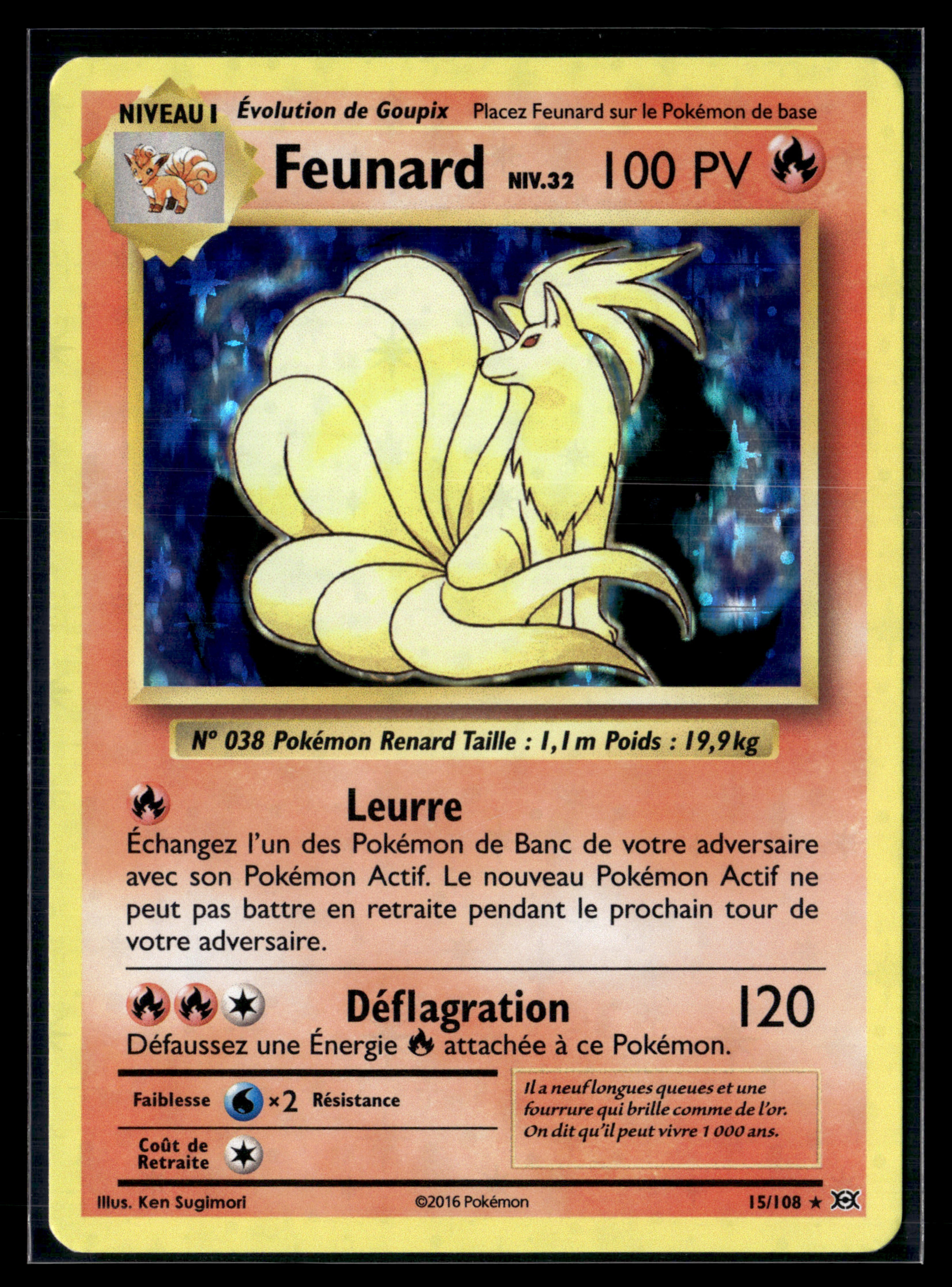 Feunard 15/108 XY évolutions – EXC+