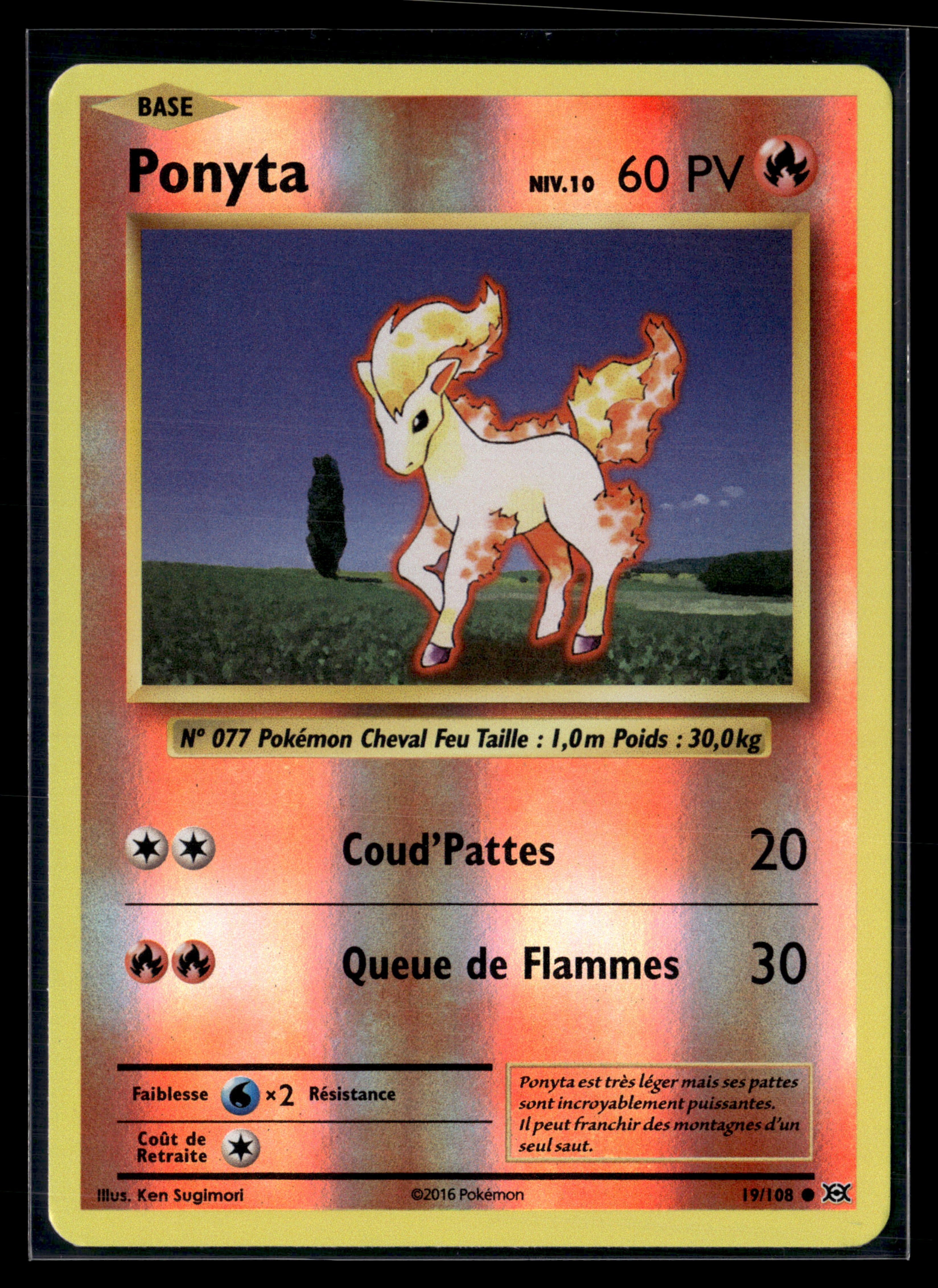 Ponyta 19/108 XY évolutions – NM