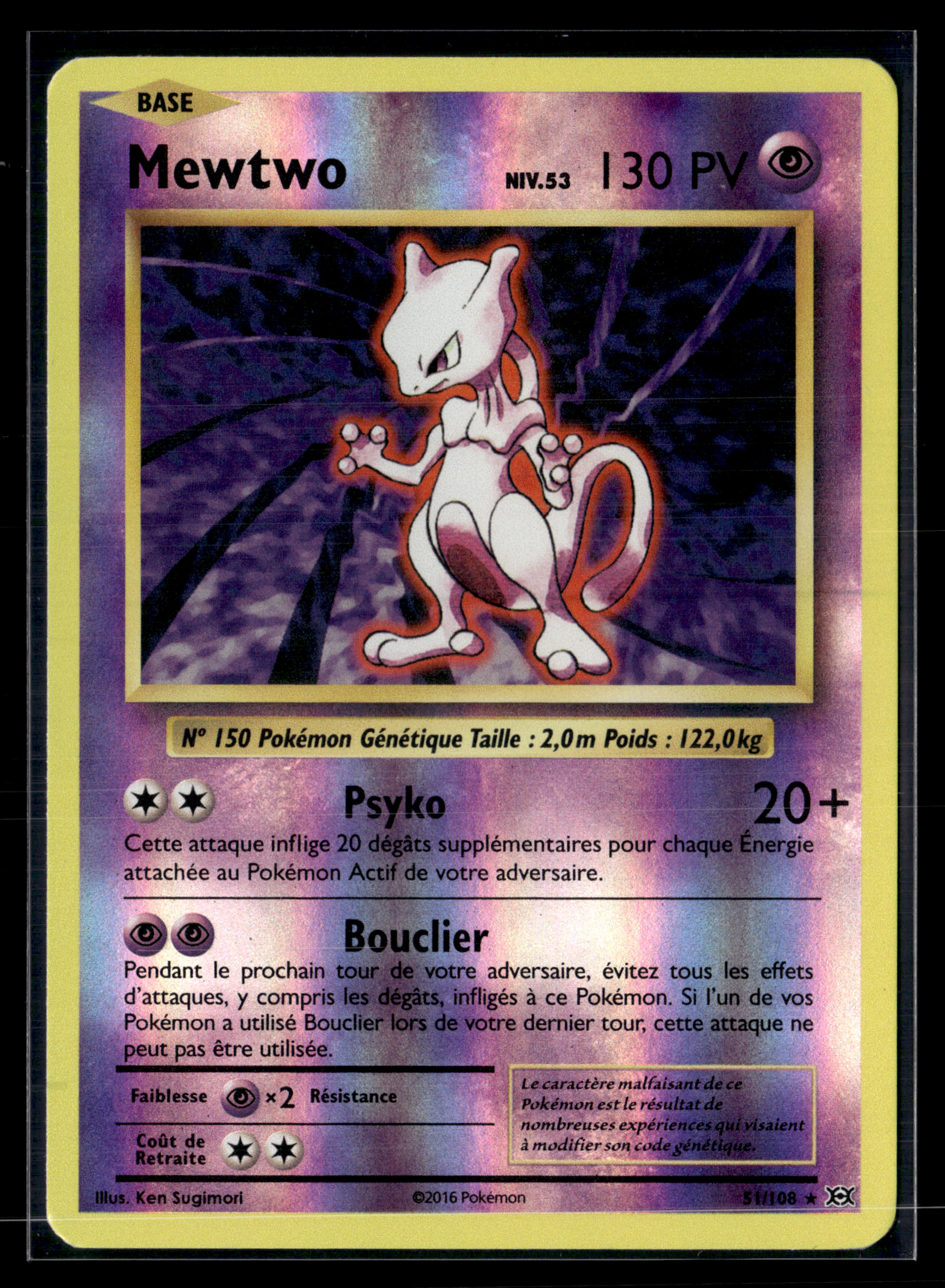 Mewtwo 51/108 XY évolutions – NM