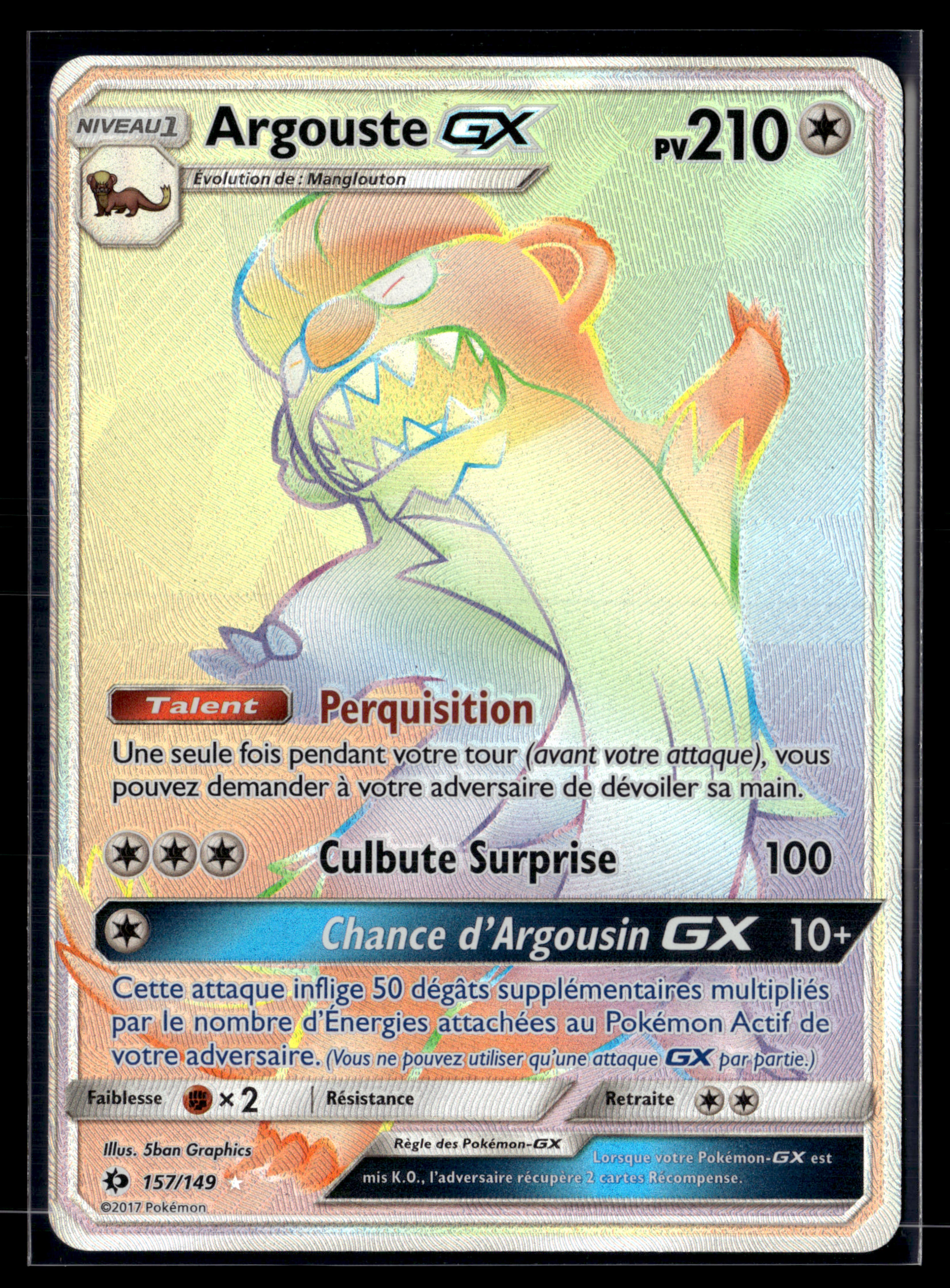 Argouste GX 157/149 Soleil et lune MINT