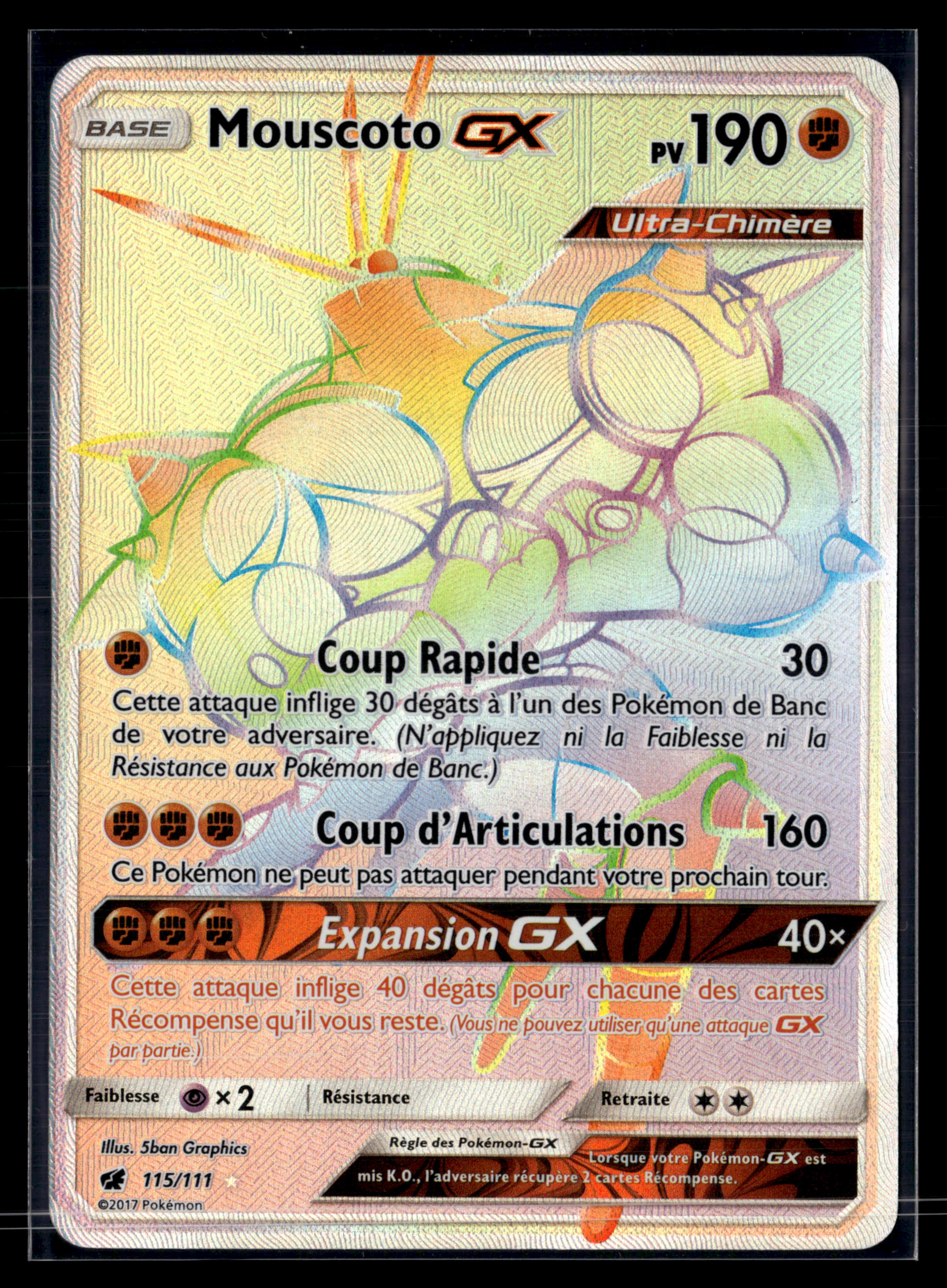 Mouscoto GX 115/111 - Invasion Carmin - MINT